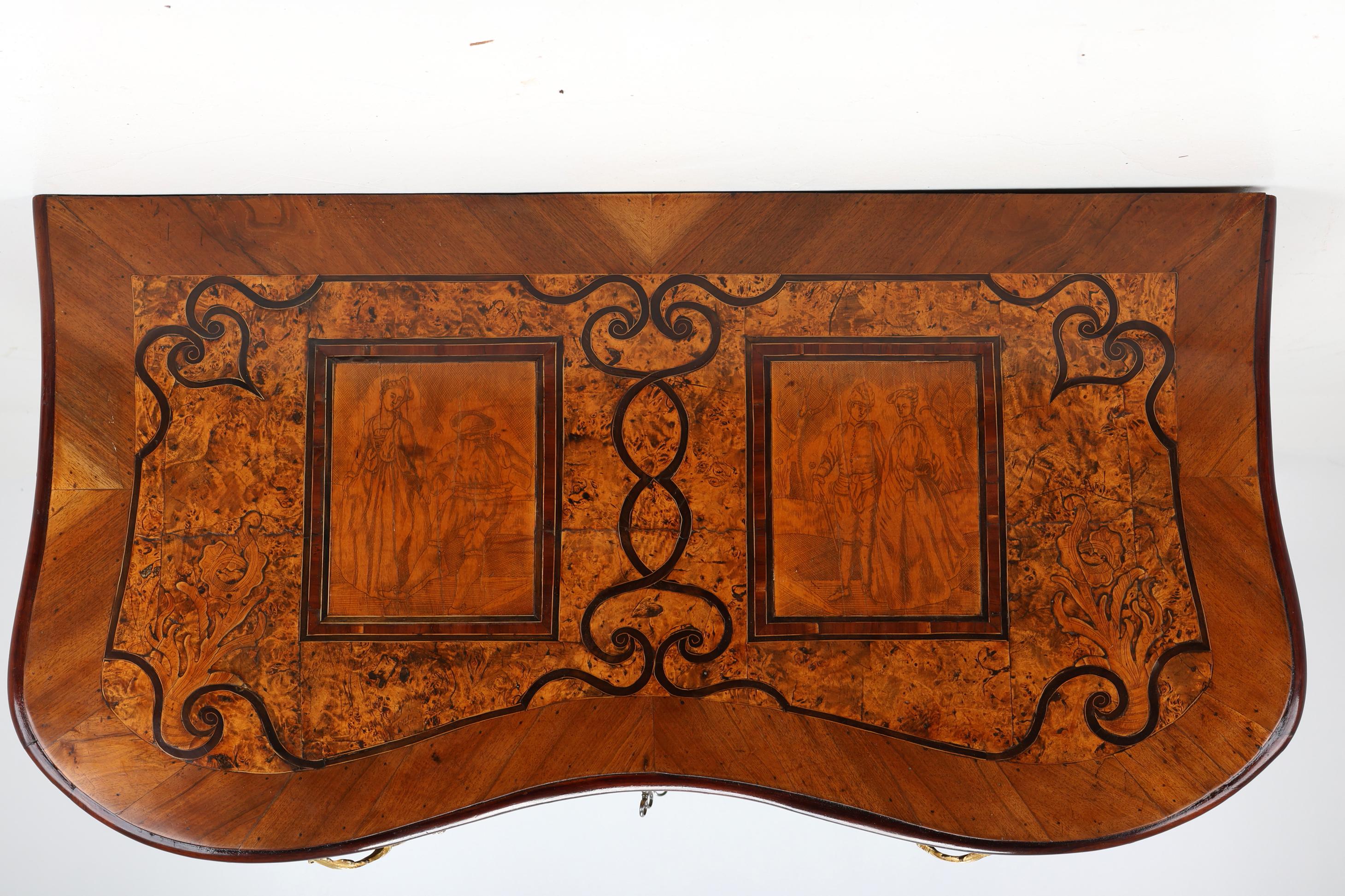 Rare Baroque Chest of Drawers with Inlaids from 18th Century For Sale ...