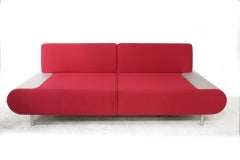 Rare Base Spectrum Michiel van der Kley Sofa Aluminium Frame, 2001