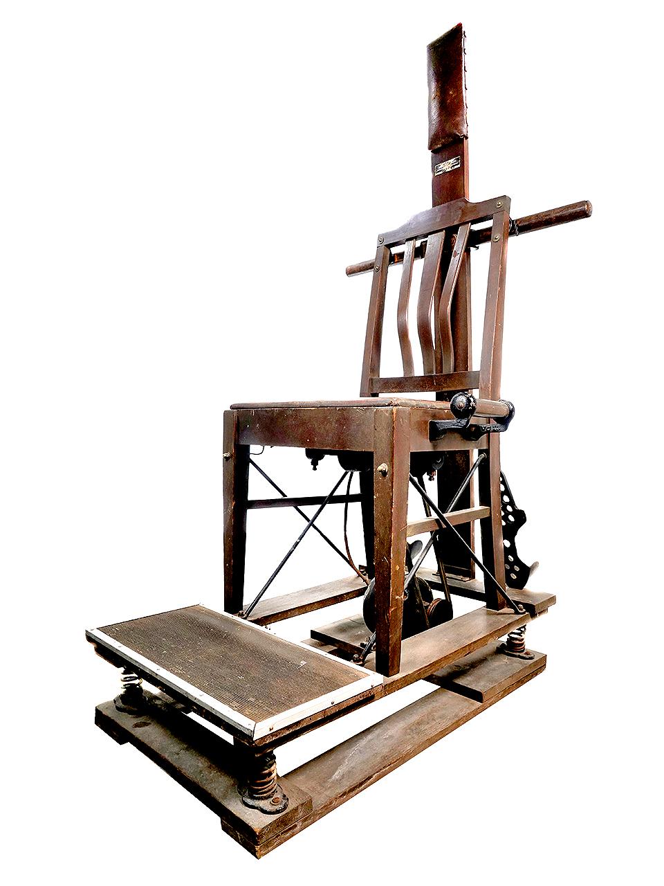 Rare Battle Creek Vibratory Chair, ca. 1900 1