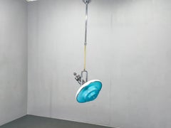 Rare Bauhaus Adjustable Ceiling Light by Otto Mueller, 1930s