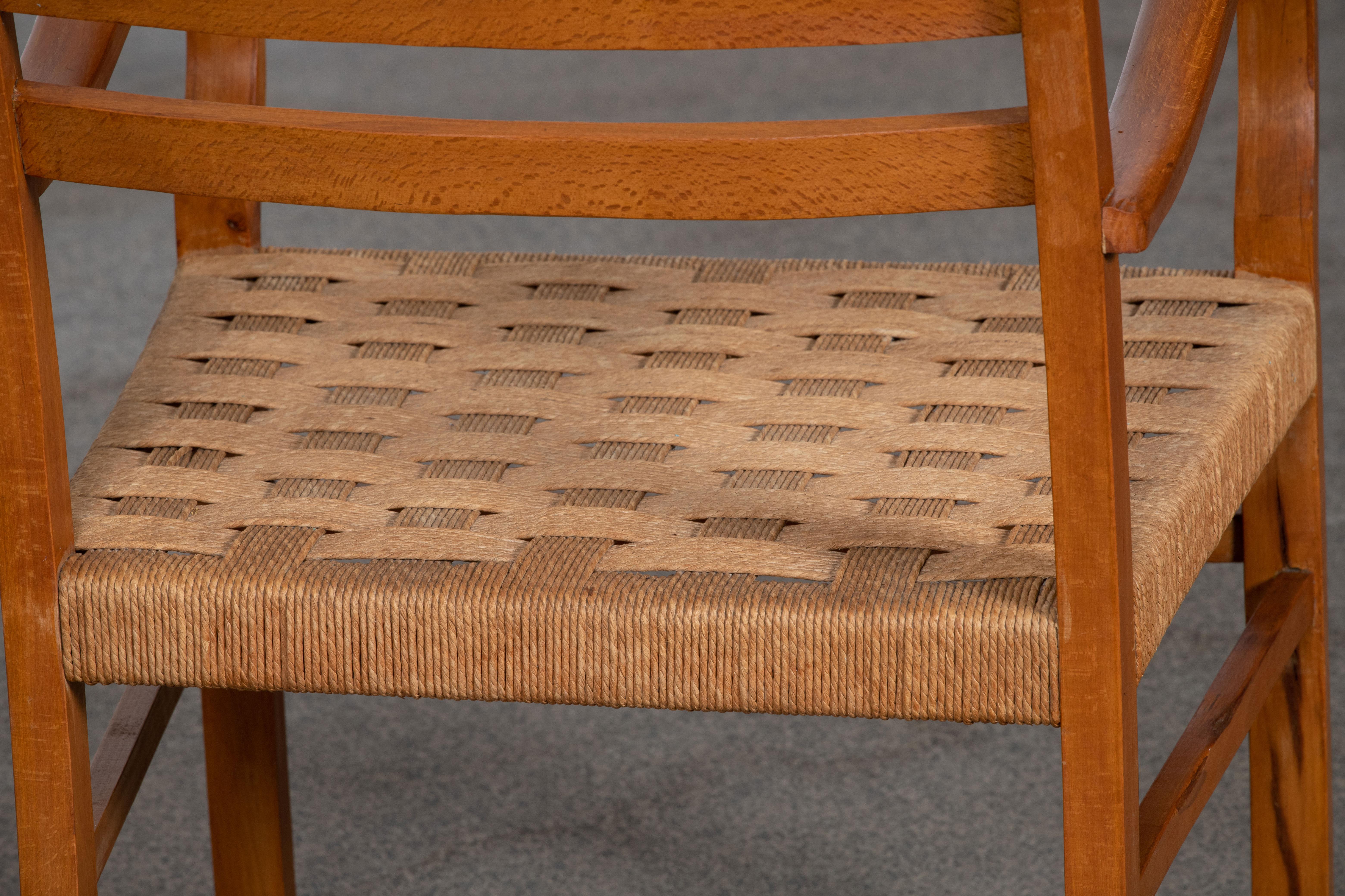 Rare Bauhaus Armchairs by Erich Dieckmann, 1925 5