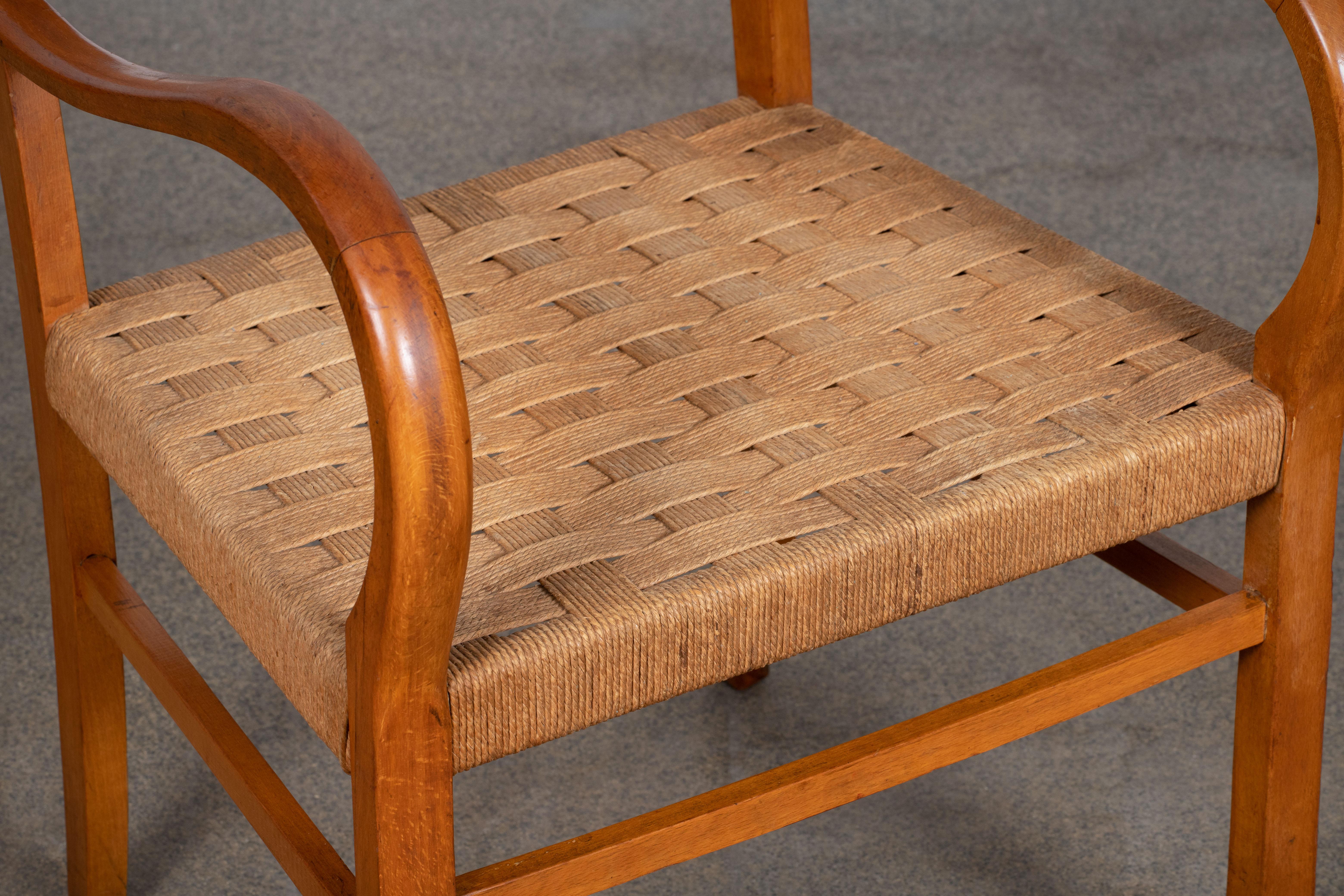 Rare Bauhaus Armchairs by Erich Dieckmann, 1925 6