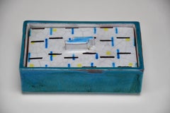 Raro azucarero de cerámica de estilo Bauhaus de Uffrecht & Co., Neuhaldensleben