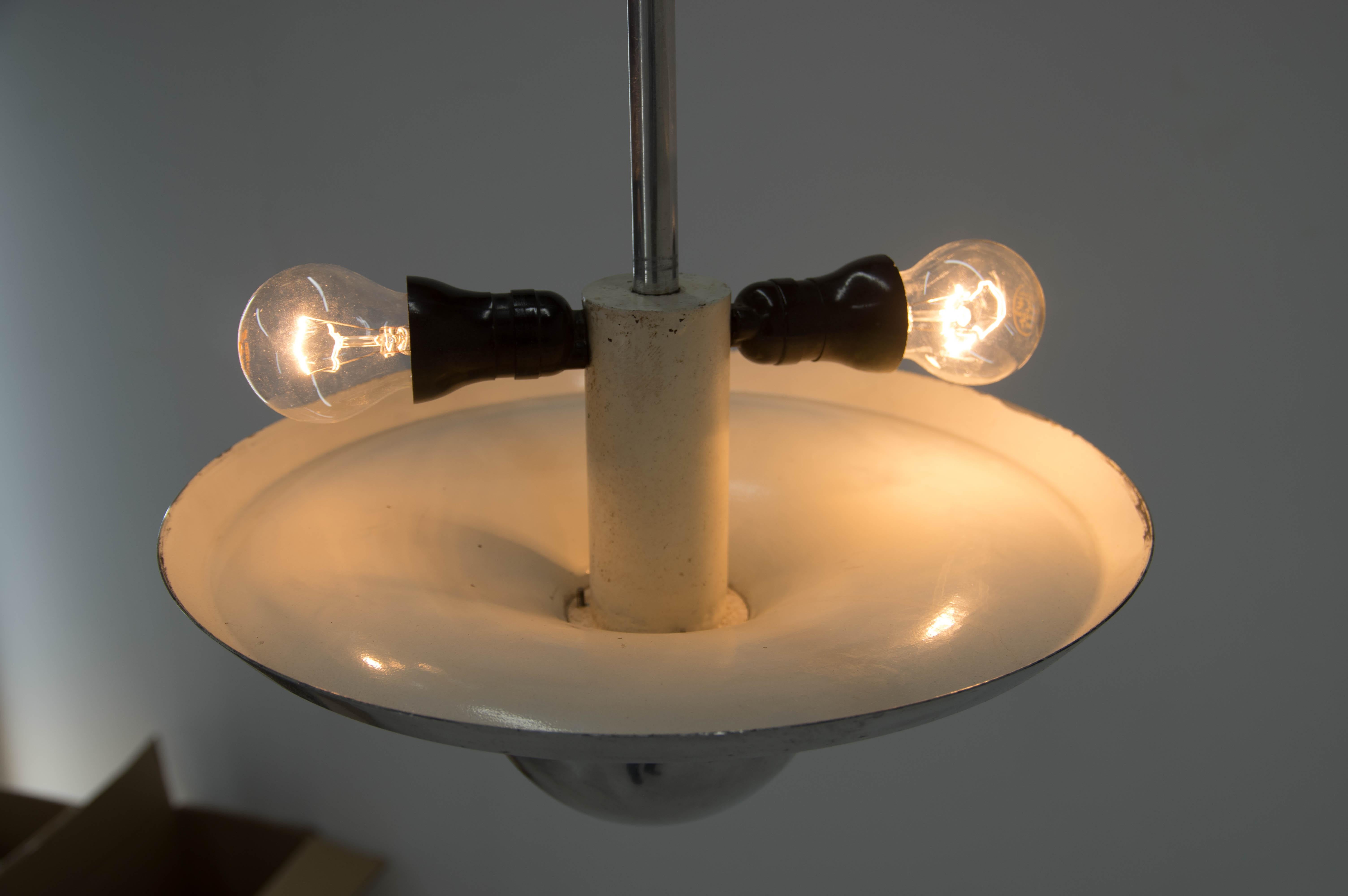 Czech Rare Bauhaus Chandelier by Franta Anyz, 1930s For Sale