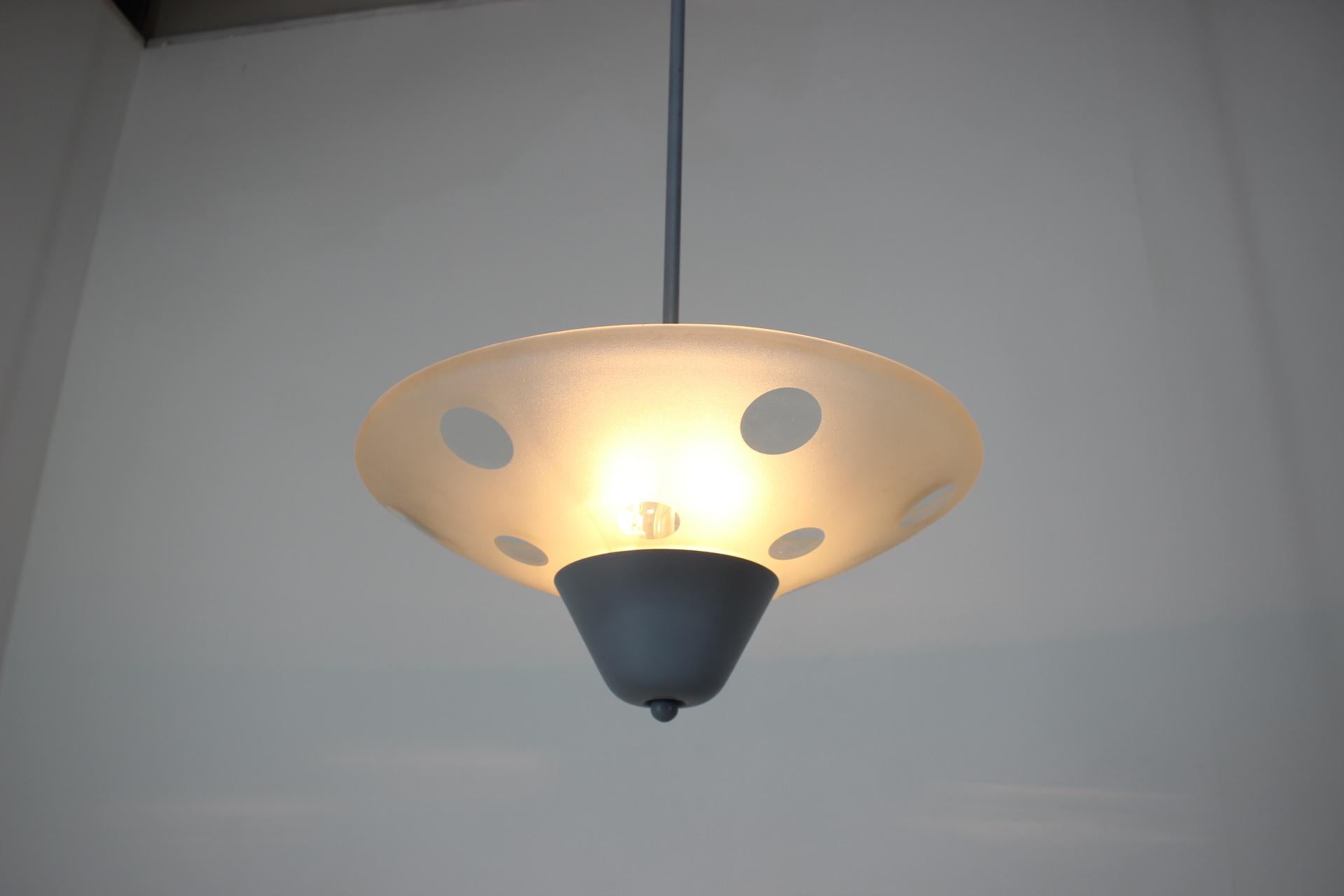 Rare Bauhaus Chandelier by Franta Anyz for Napako, 1940s For Sale 1
