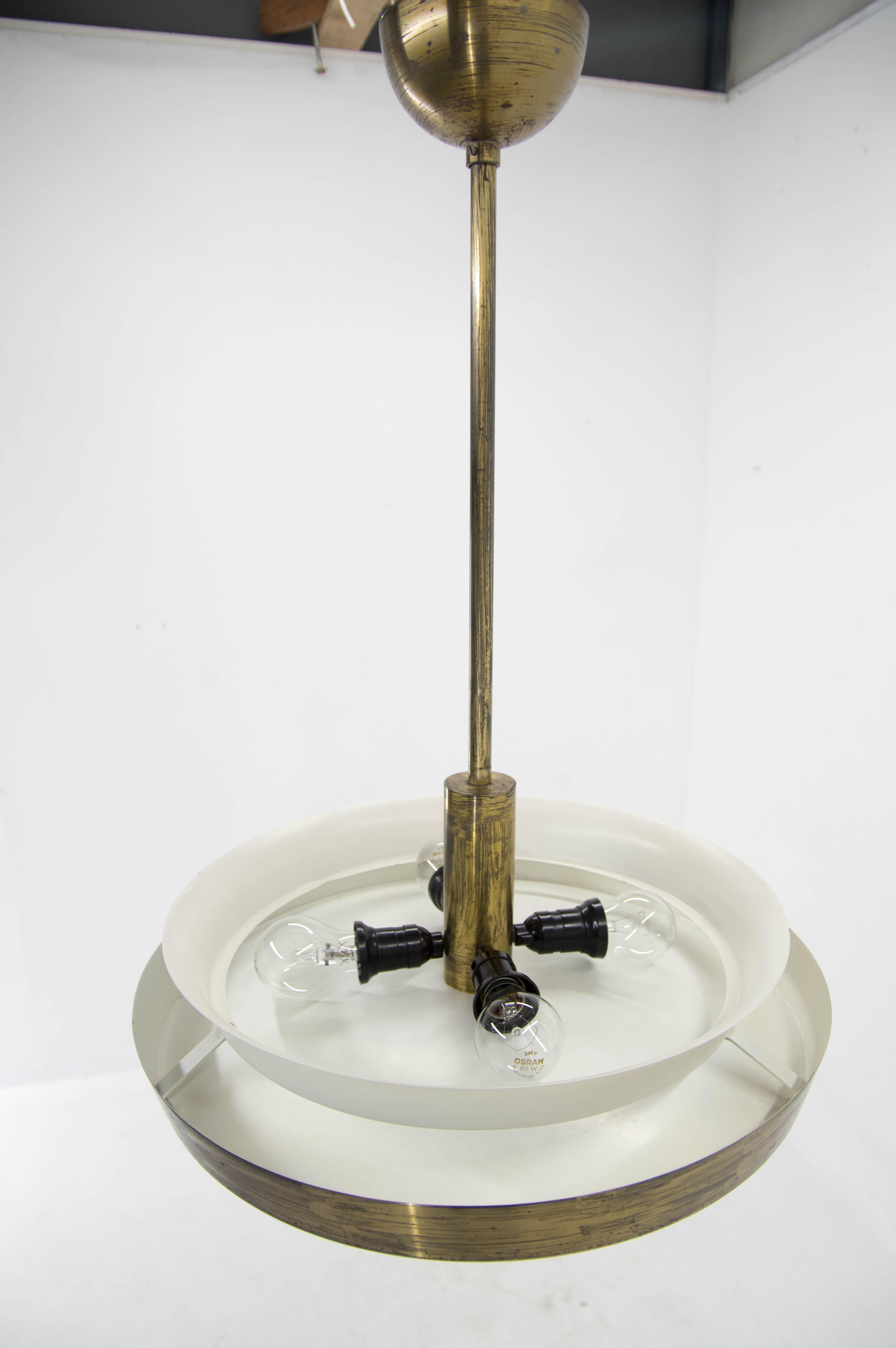 Rare Bauhaus Chandelier by IAS, 1930s For Sale 5