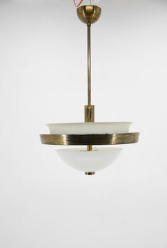 Rare Bauhaus Chandelier by IAS, 1930s