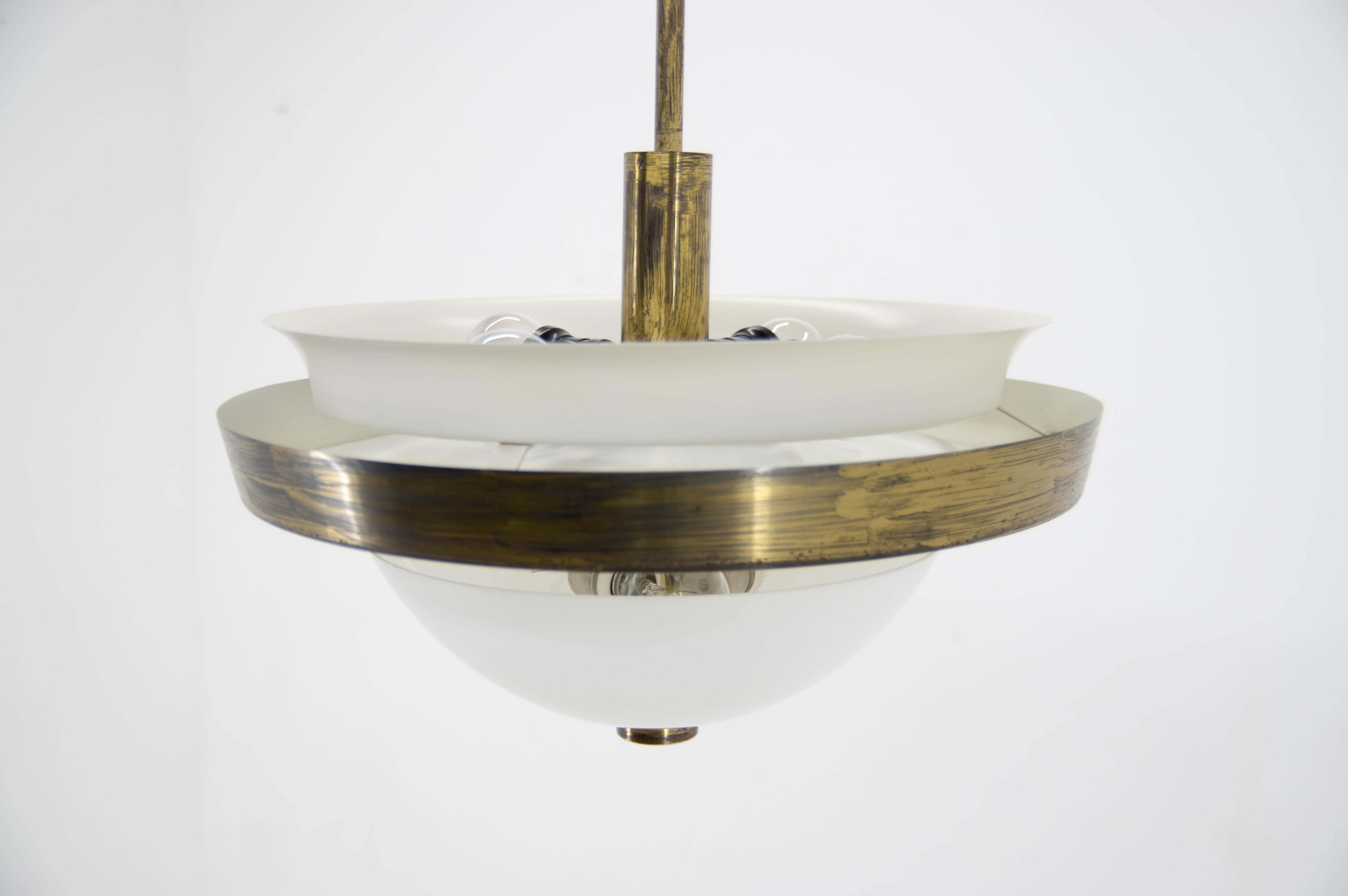 Rare Bauhaus Chandelier by IAS, 1930s For Sale 2