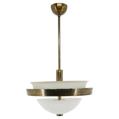 Raro lampadario Bauhaus di IAS, anni '30