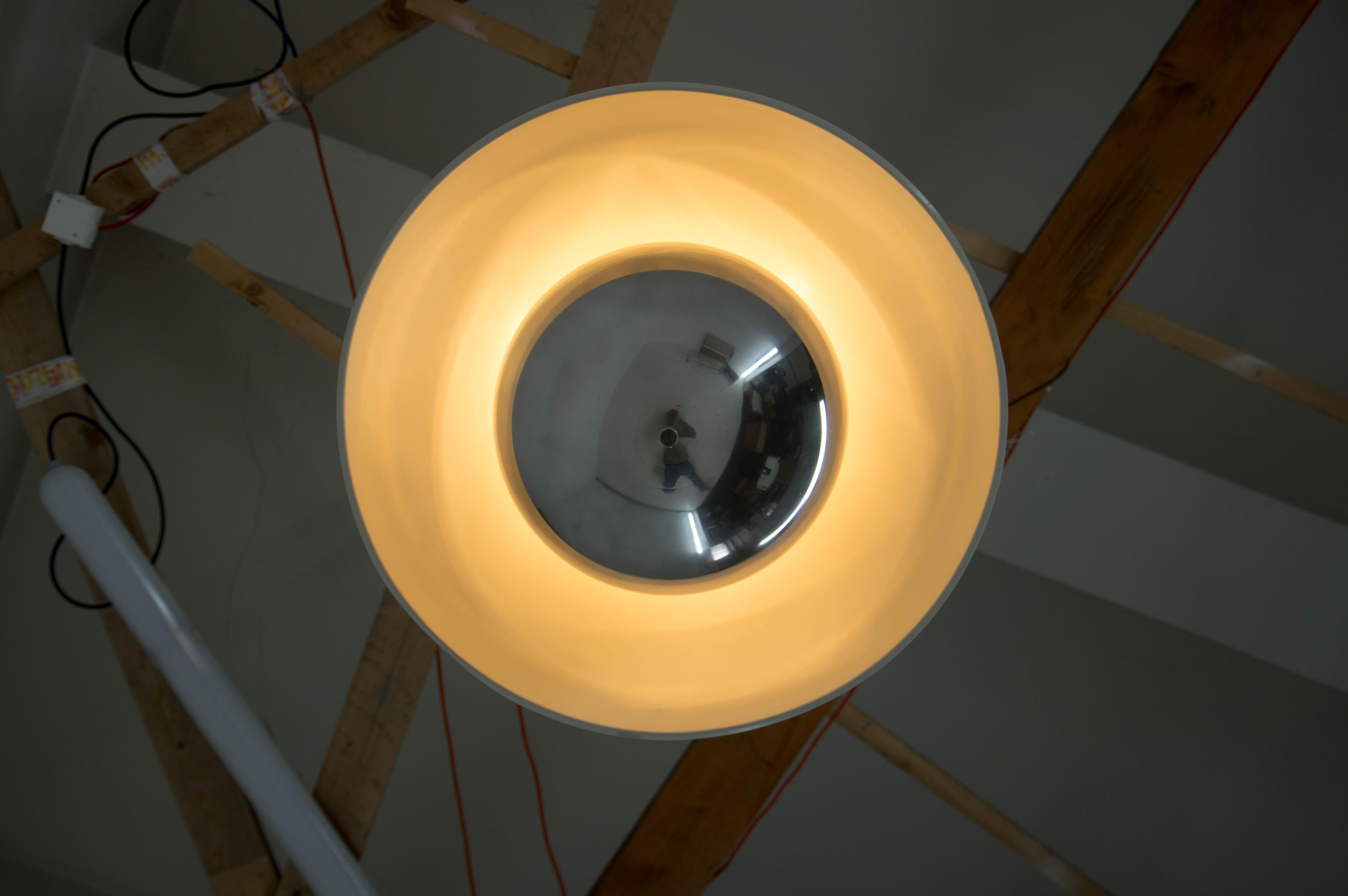 Rare Bauhaus Chandelier by IAS, 1930s, Restored For Sale 3