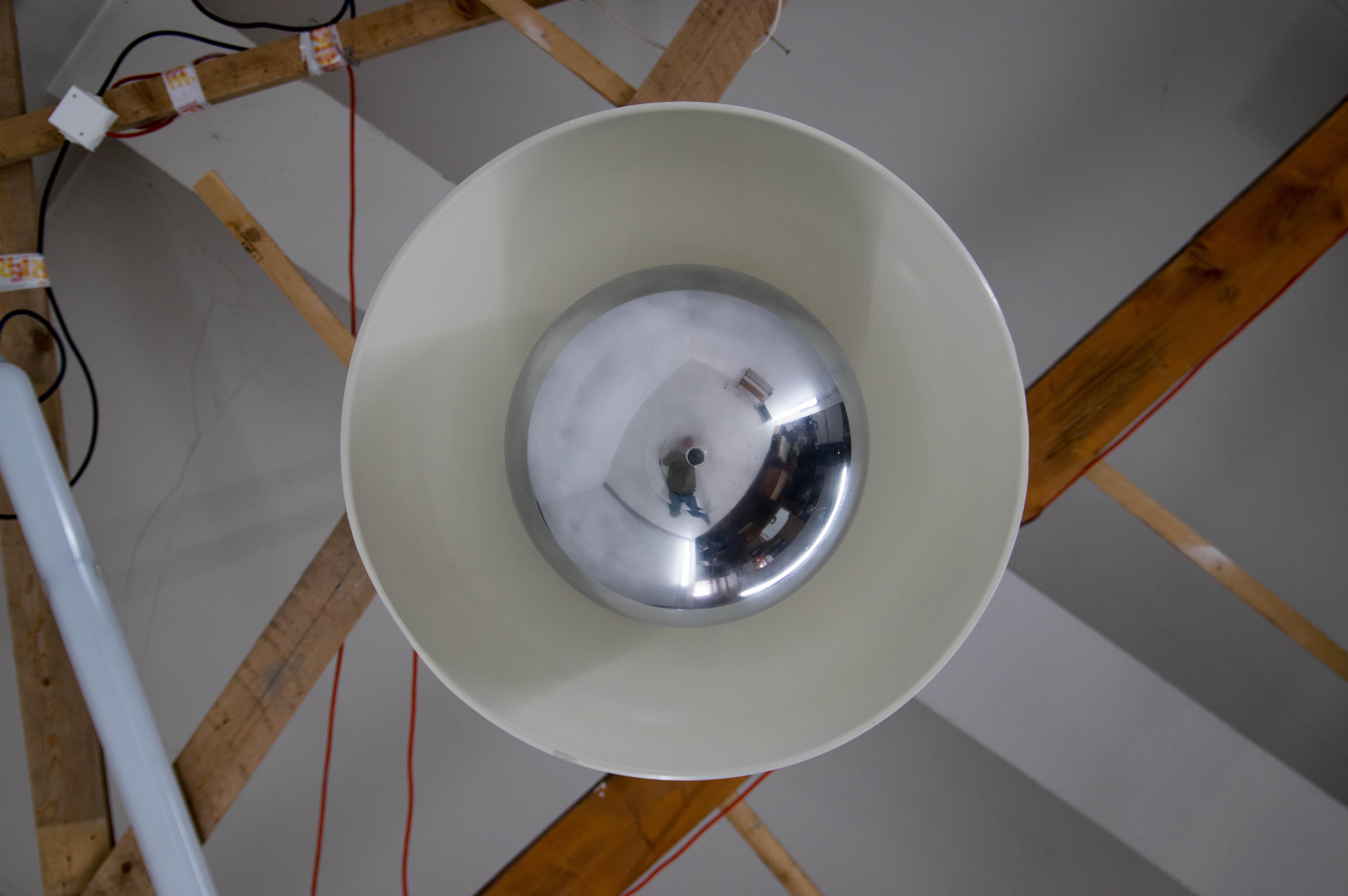 Rare Bauhaus Chandelier by IAS, 1930s, Restored For Sale 2