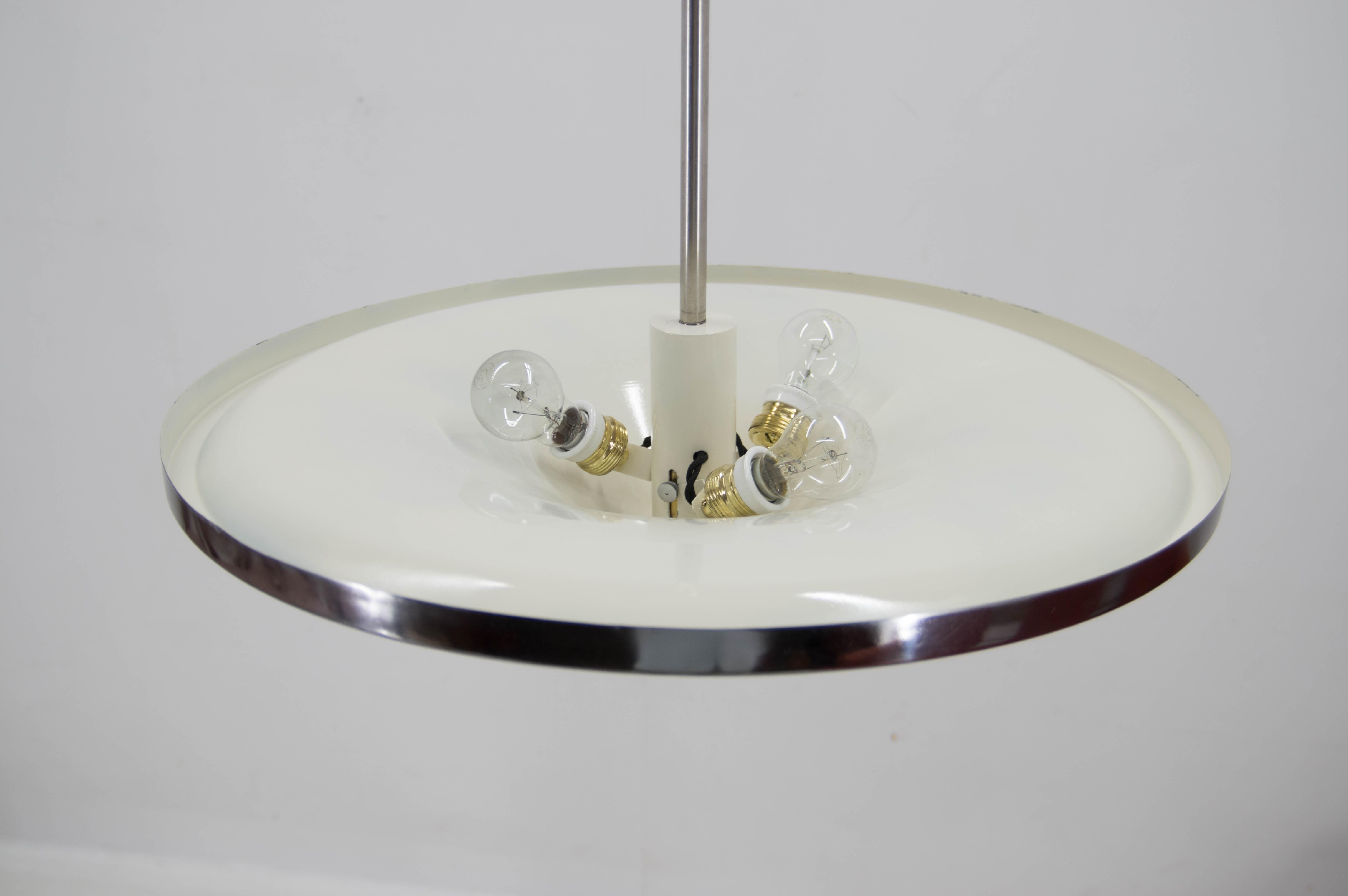 Early 20th Century Rare Bauhaus Chandelier with Indirect Light by IAS, 1920s For Sale