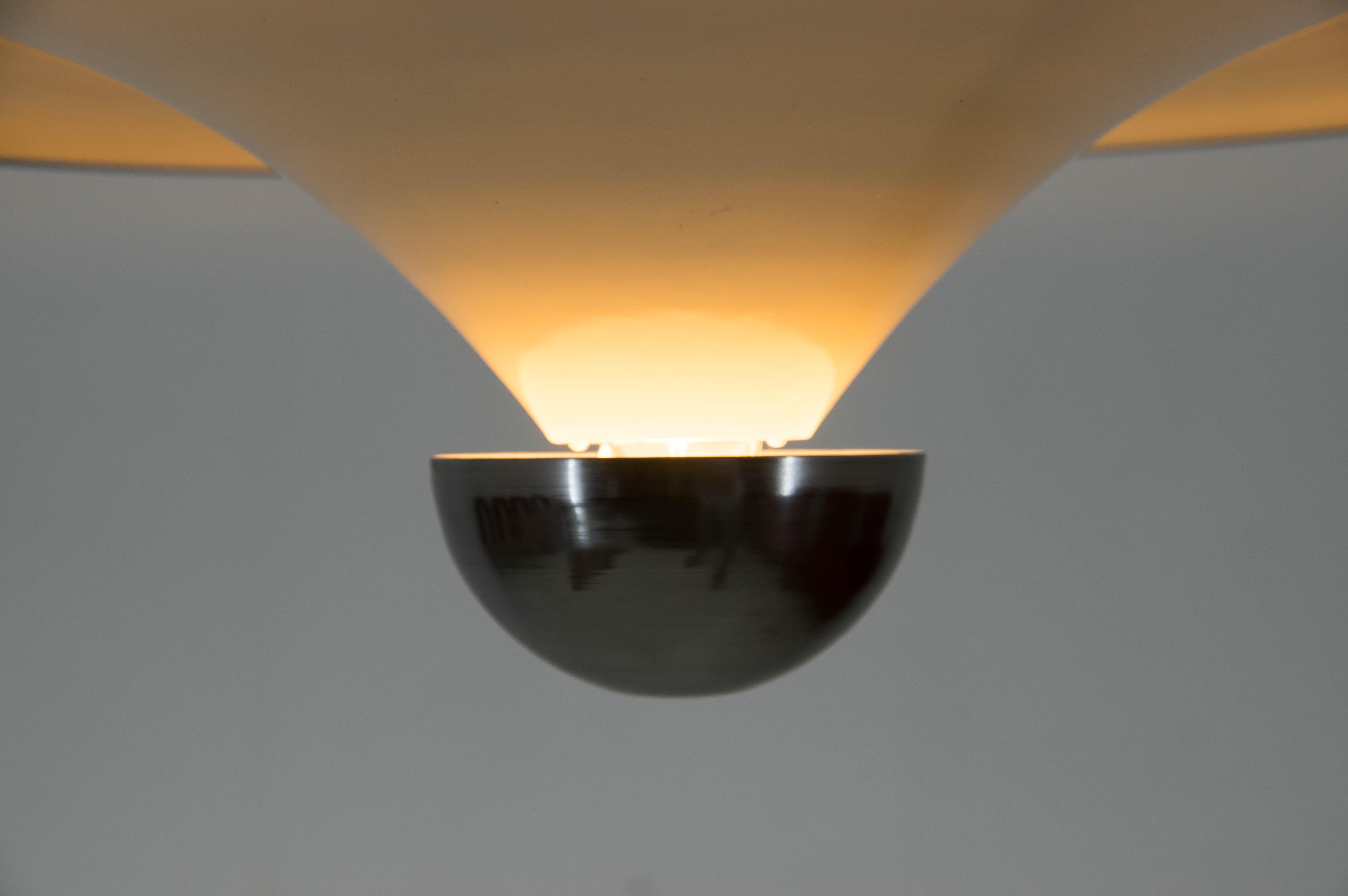 Rare Bauhaus Chandelier with Indirect Light by IAS, 1920s For Sale 1