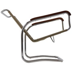 Rare Bauhaus Chrome Chair by J. Halabala