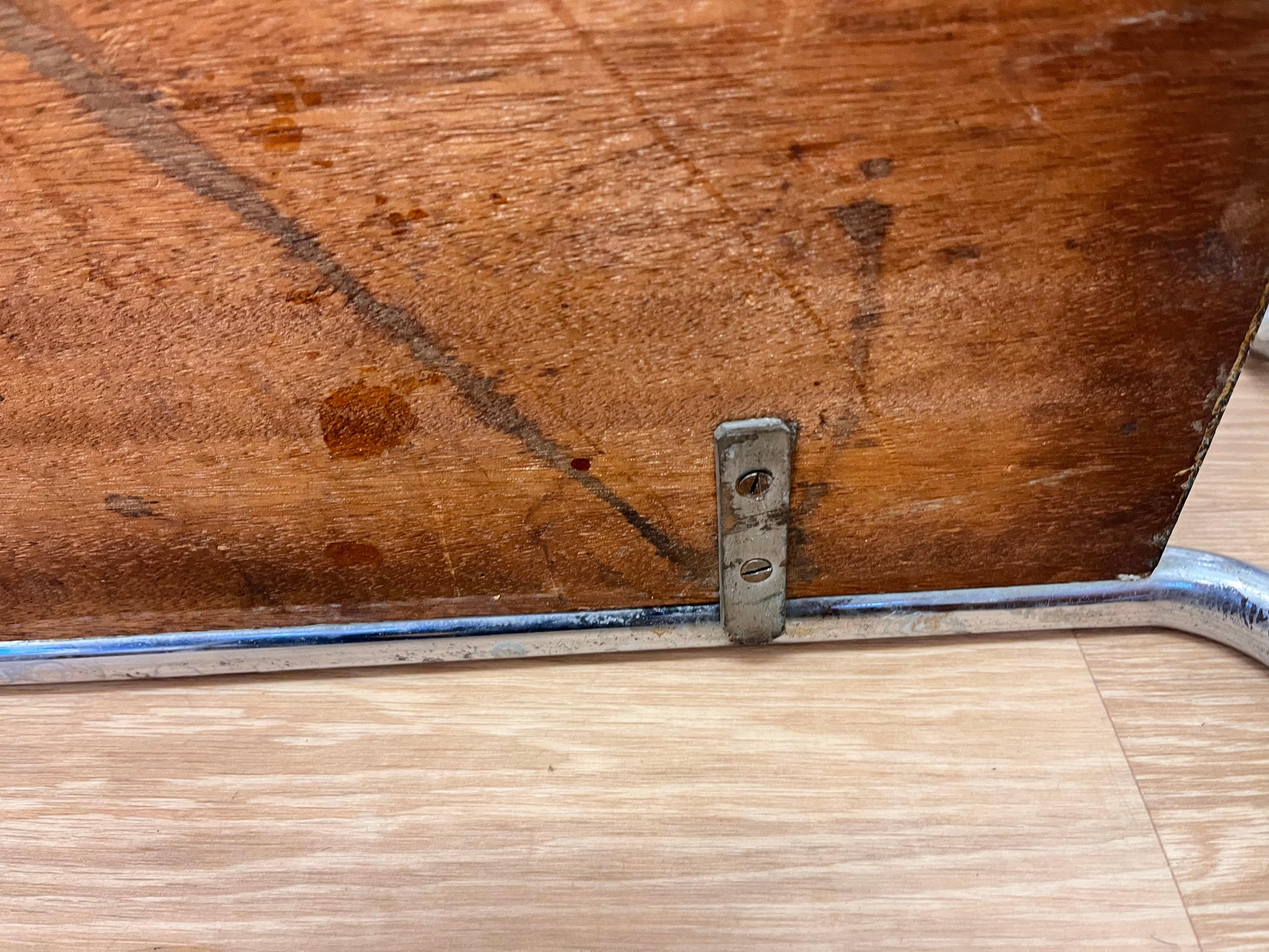 Rare Bauhaus chrome Nesting Tables B9, Marcel Breuer - 1930s In Good Condition For Sale In Praha, CZ