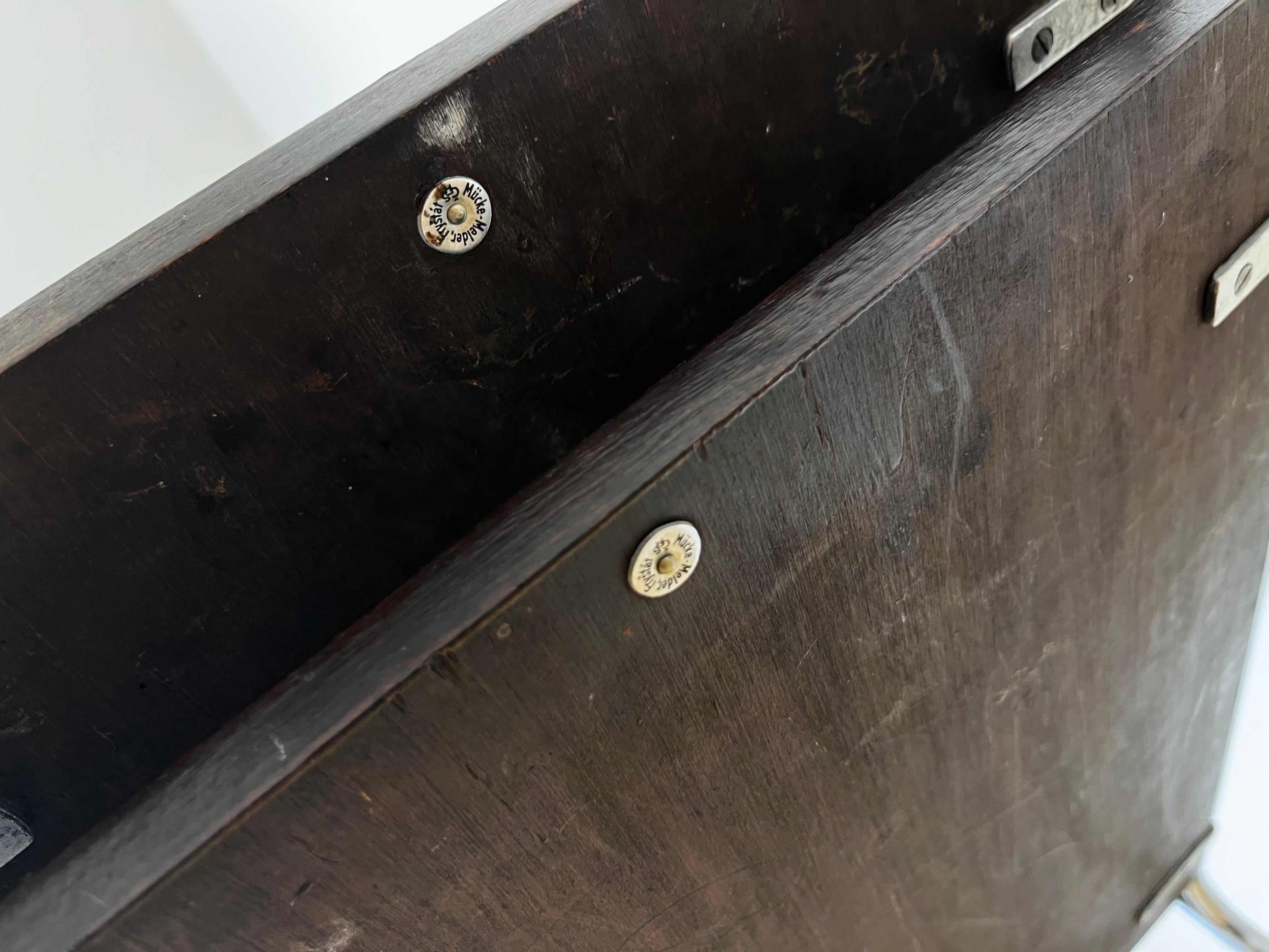 Mid-20th Century Rare Bauhaus chrome Nesting Tables B9, Marcel Breuer-Thonet License Mucke Melder For Sale