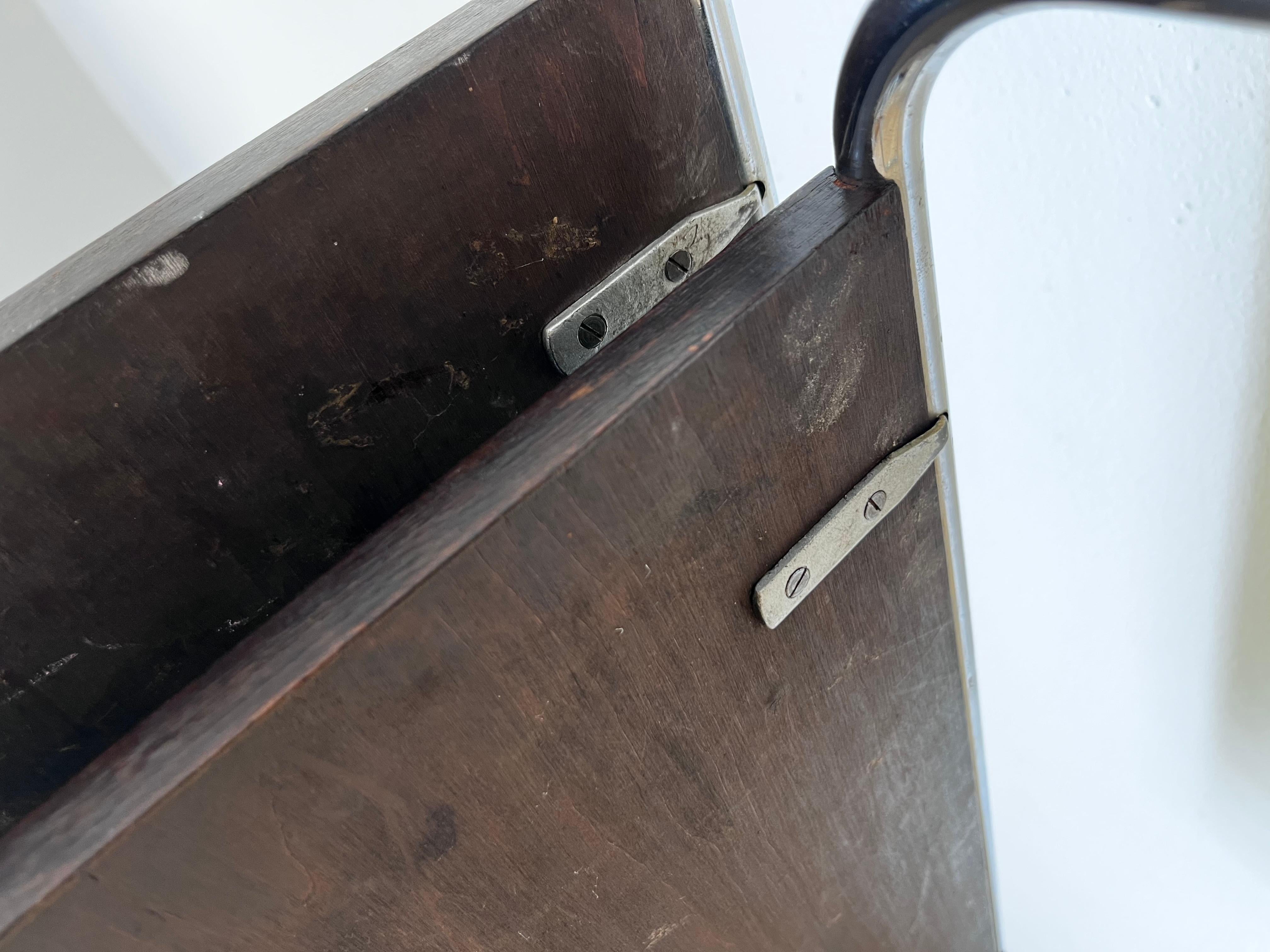 Chrome Rare Bauhaus chrome Nesting Tables B9, Marcel Breuer-Thonet License Mucke Melder For Sale