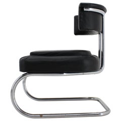 Rare Bauhaus Chrome Tubular Chair by Mücke Melder, 1930s