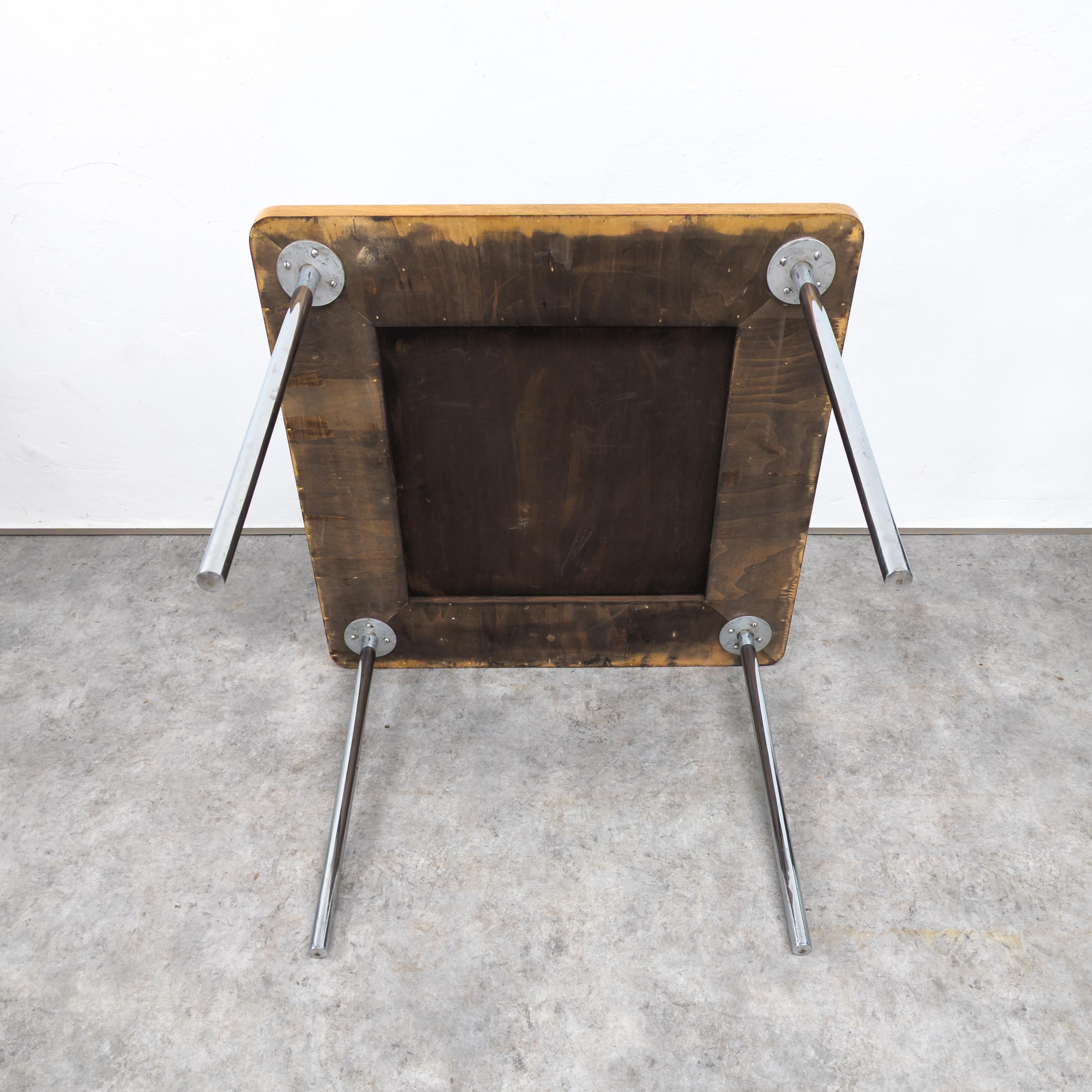 Rare table de salle à manger Bauhaus Thonet B 14 par Marcel Breuer  en vente 7