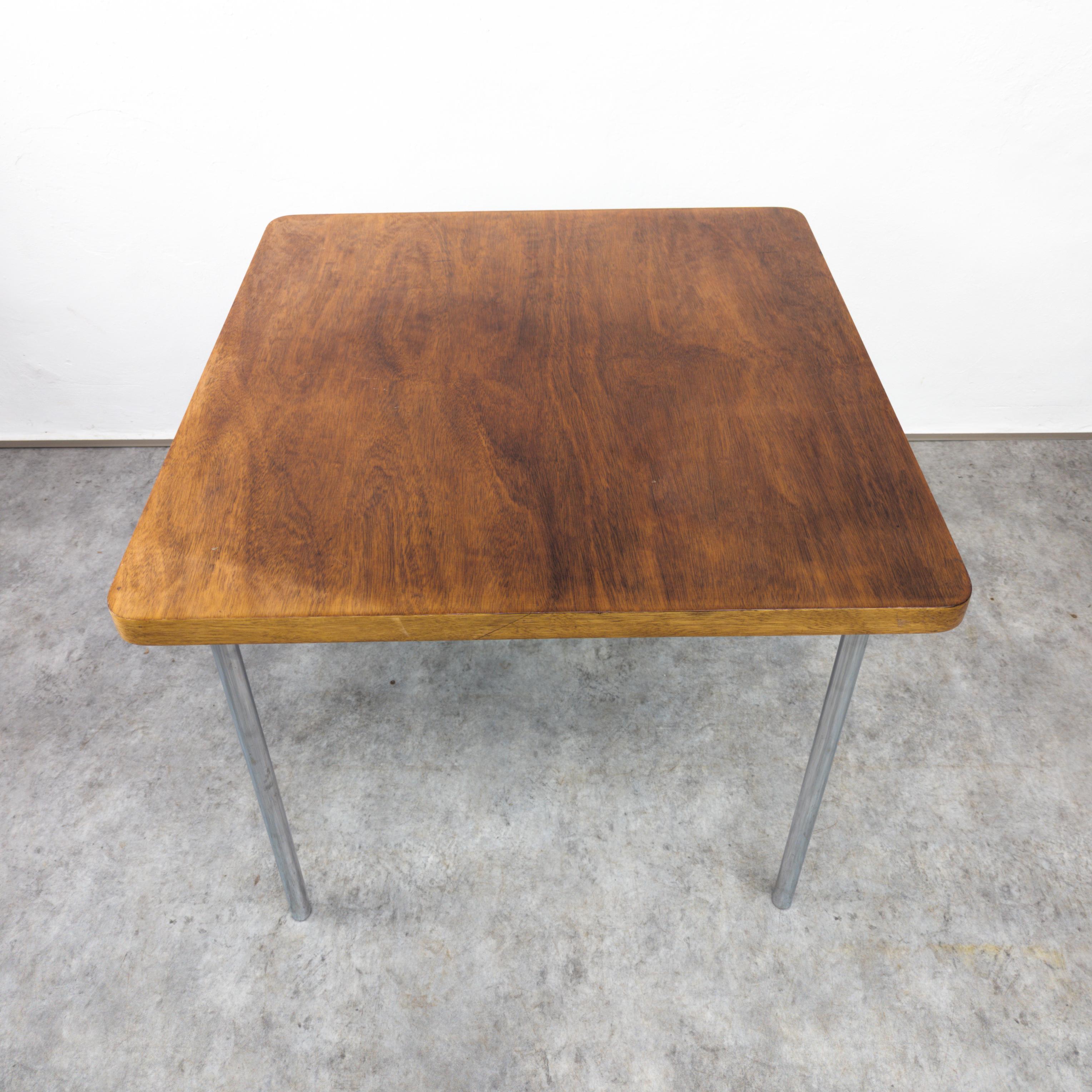Rare table de salle à manger Bauhaus Thonet B 14 par Marcel Breuer  en vente 1