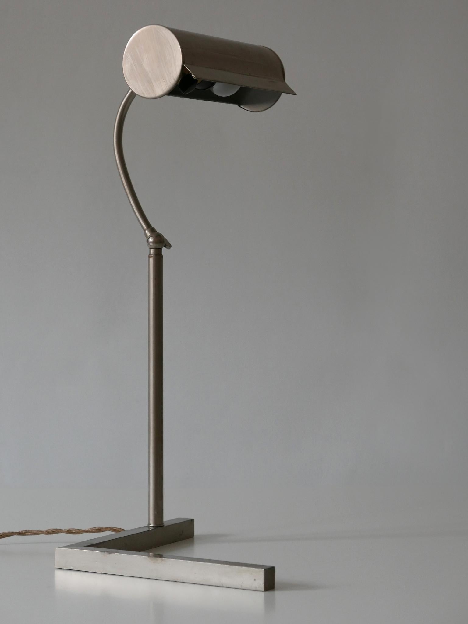 Rare Bauhaus Table Lamp by Jacobus Johannes Pieter Oud for W. H. Gispen 1920s 4