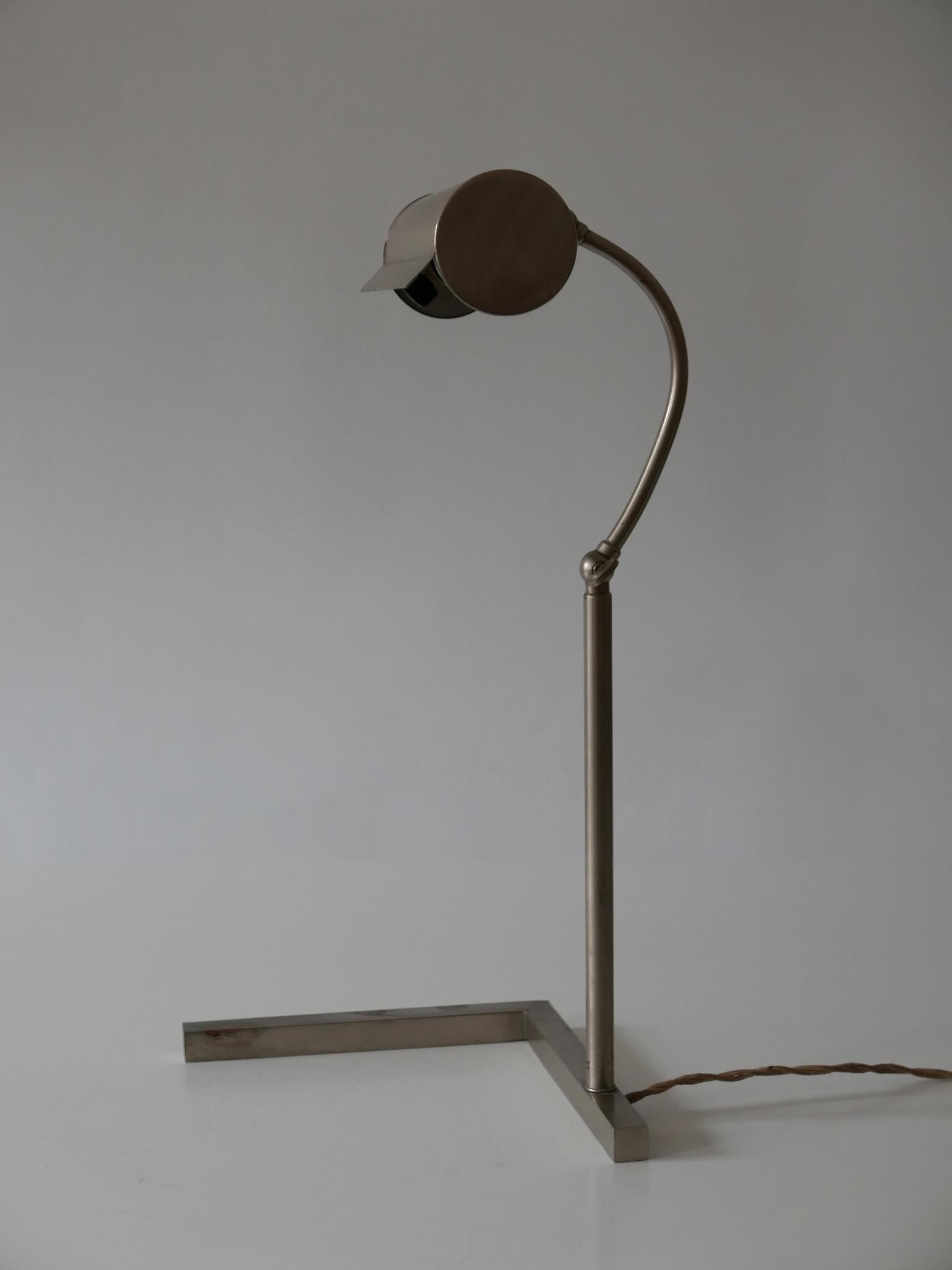 Rare Bauhaus Table Lamp by Jacobus Johannes Pieter Oud for W. H. Gispen 1920s 7