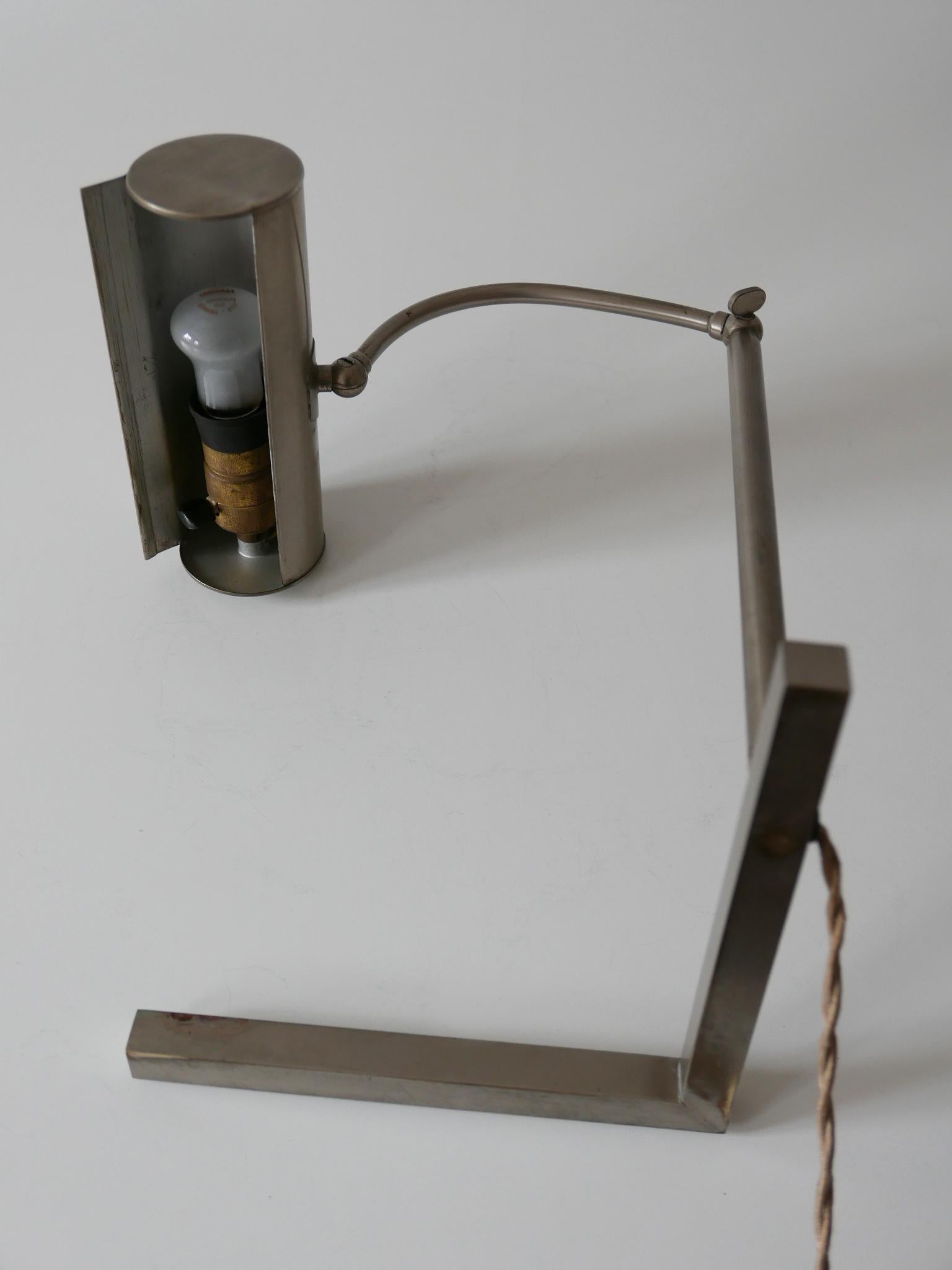 Rare Bauhaus Table Lamp by Jacobus Johannes Pieter Oud for W. H. Gispen 1920s 12
