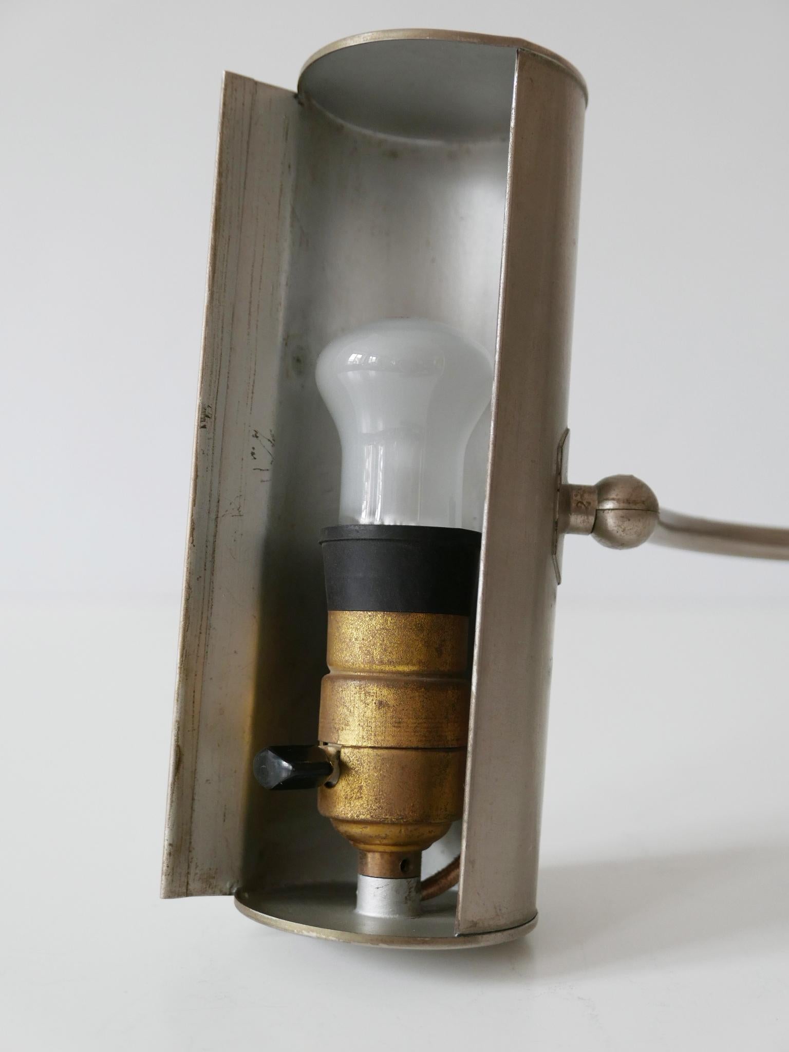 Rare Bauhaus Table Lamp by Jacobus Johannes Pieter Oud for W. H. Gispen 1920s 13