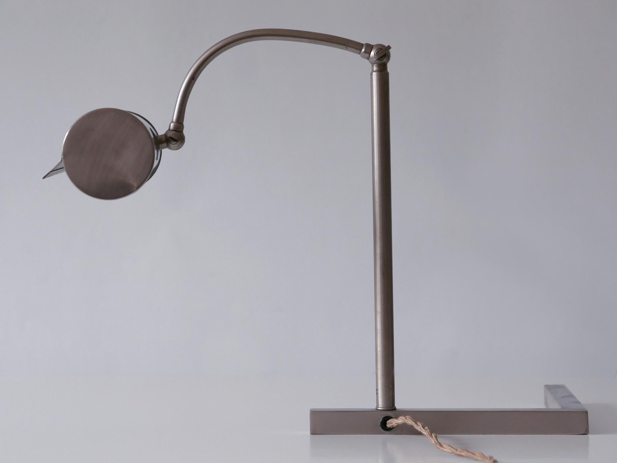 Dutch Rare Bauhaus Table Lamp by Jacobus Johannes Pieter Oud for W. H. Gispen 1920s