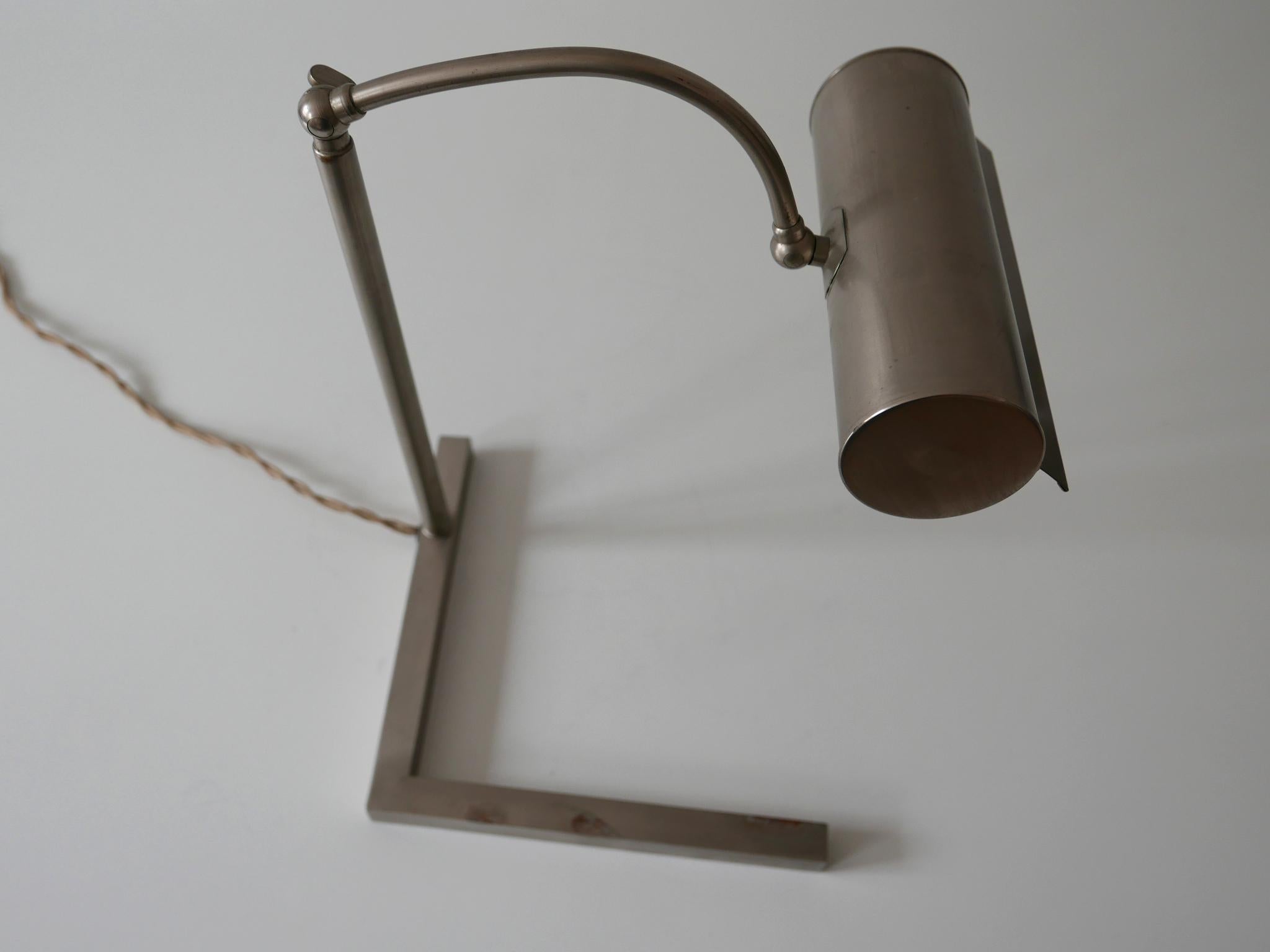 Rare Bauhaus Table Lamp by Jacobus Johannes Pieter Oud for W. H. Gispen 1920s 2
