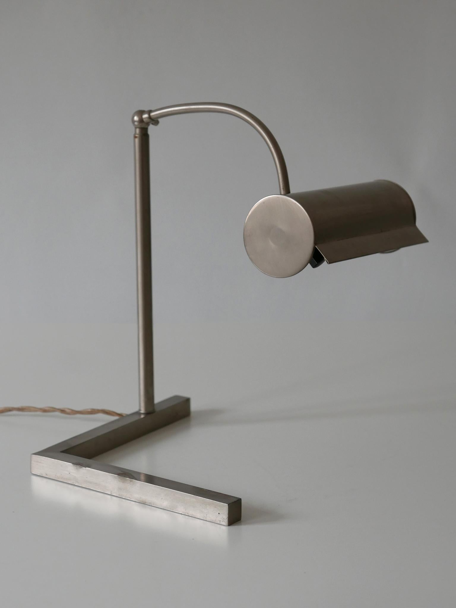 Rare Bauhaus Table Lamp by Jacobus Johannes Pieter Oud for W. H. Gispen 1920s 3