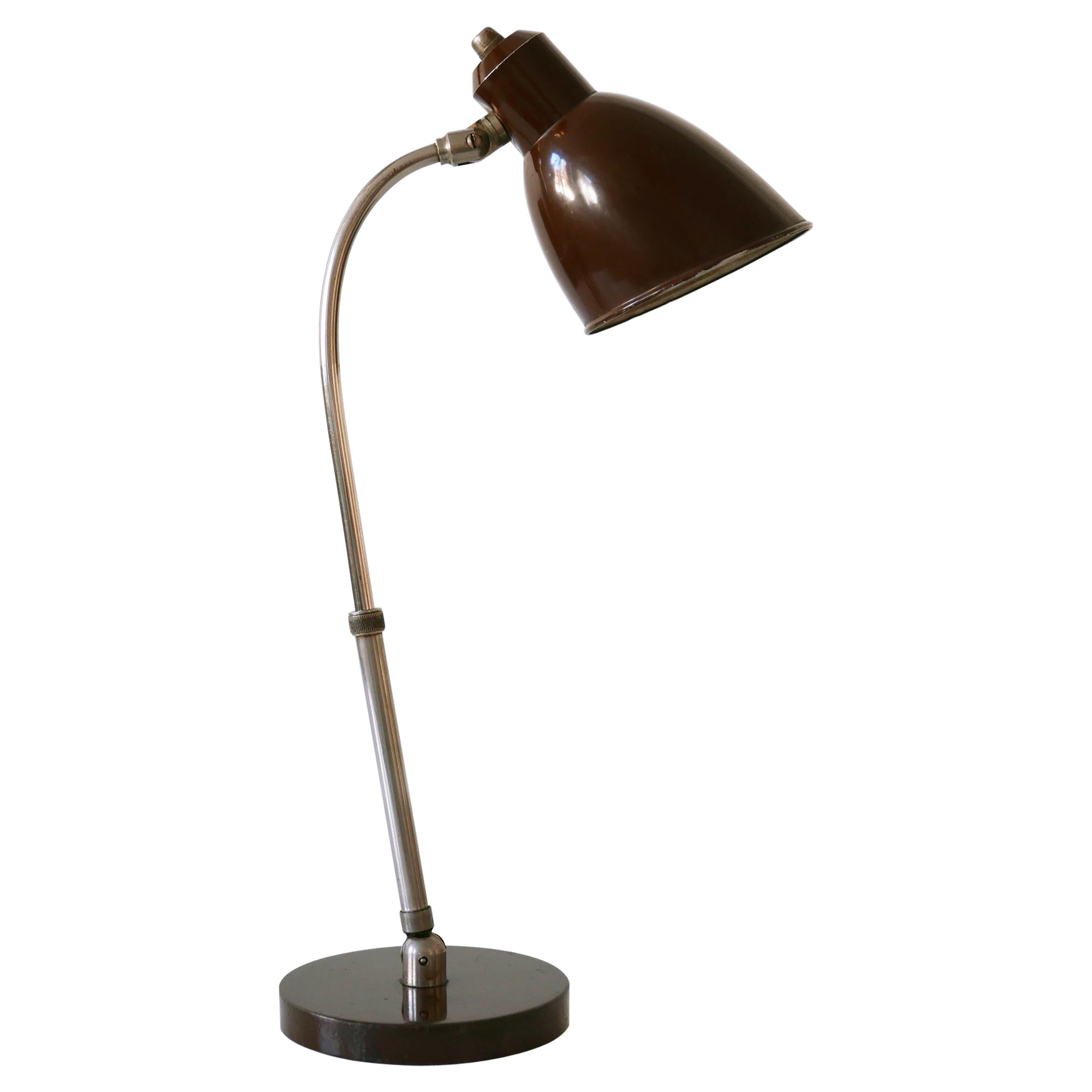 Rare Bauhaus Table Lamp 'Piccolo' by Christian Dell for Bünte & Remmler, 1930s