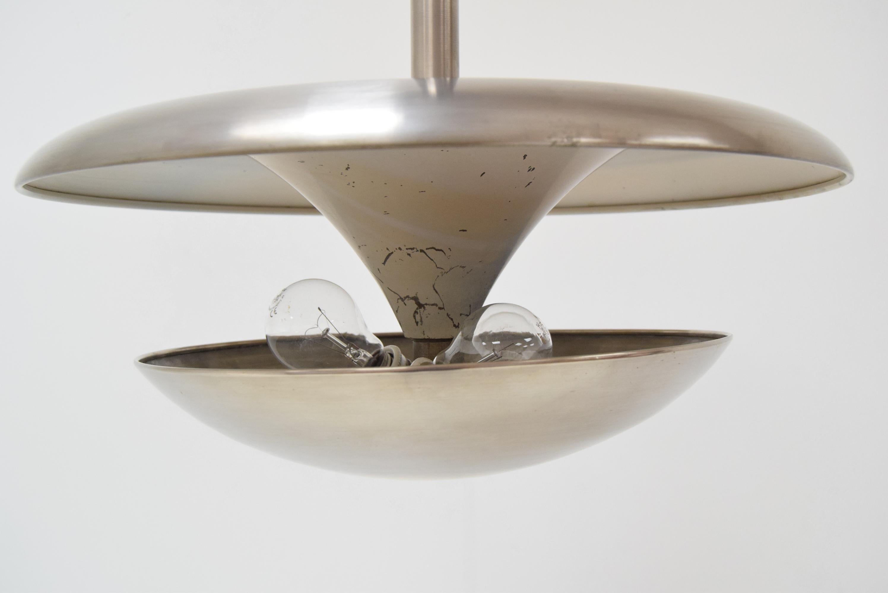 Mid-20th Century Rare Bauhaus Ufo Pendant by Franta Anýž, Functionalism, 1930´S