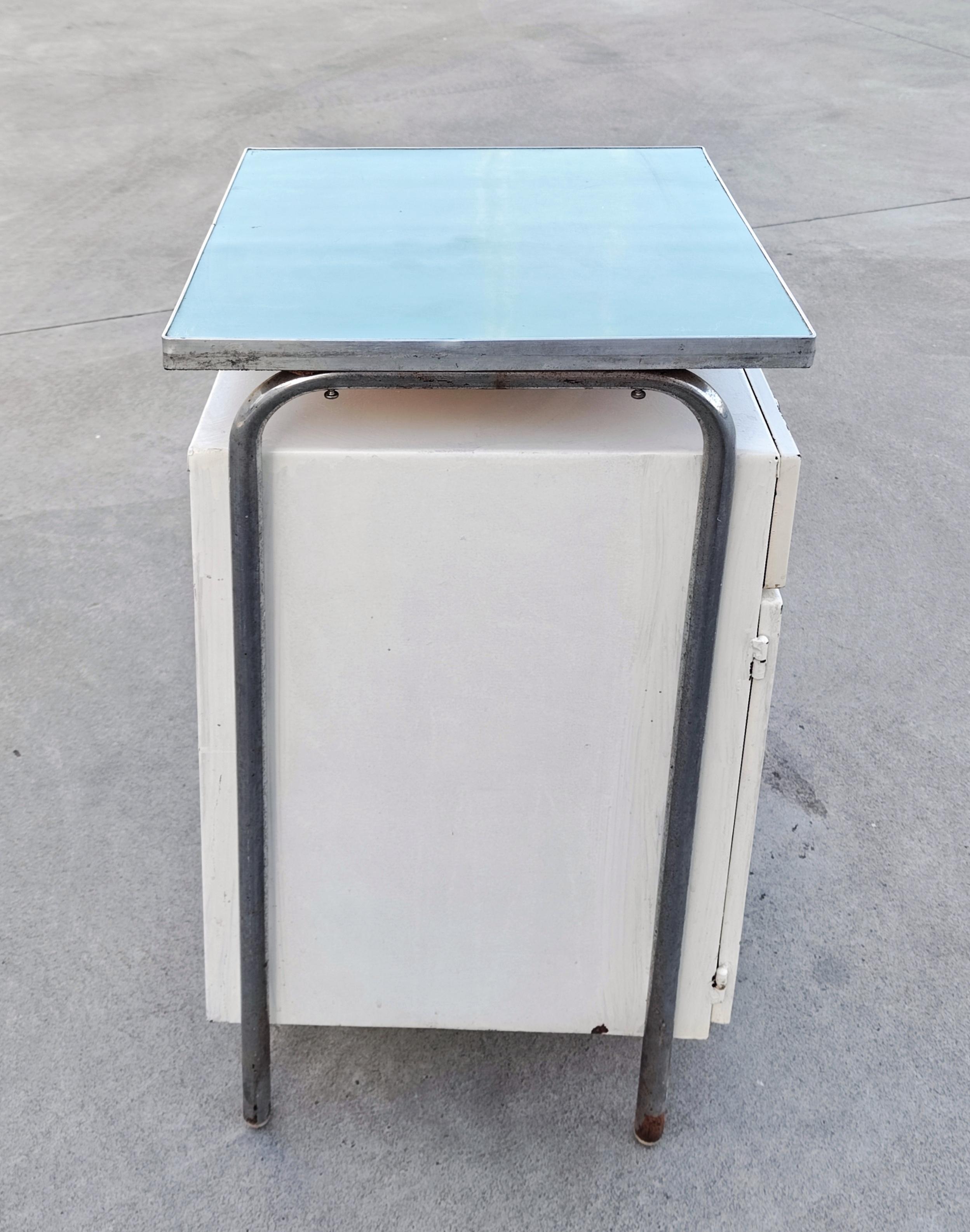 used hospital bedside table with drawers
