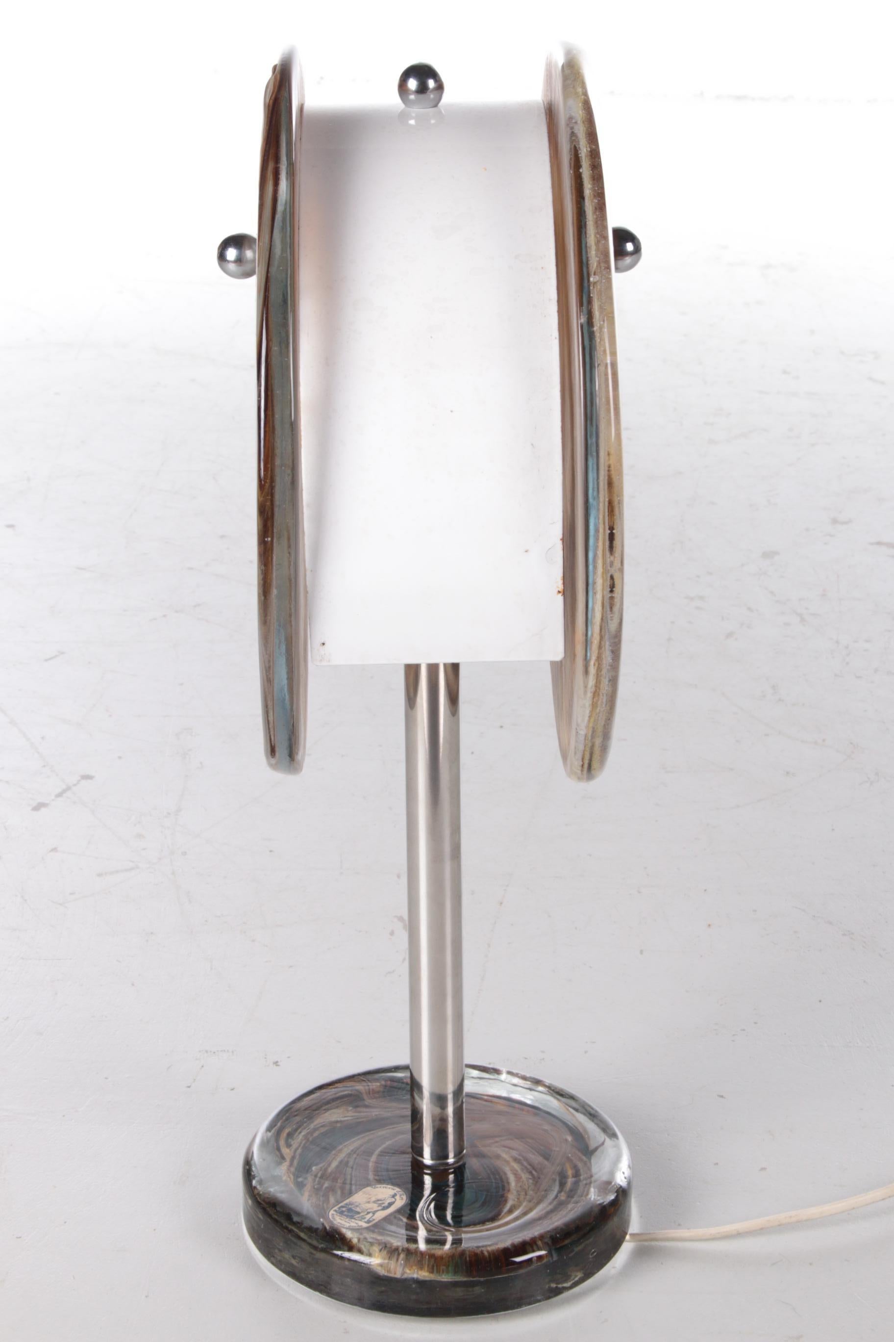 Late 20th Century Rare Beautiful French Table Lamp Design by Jean-Pierre Alary, France For Sale