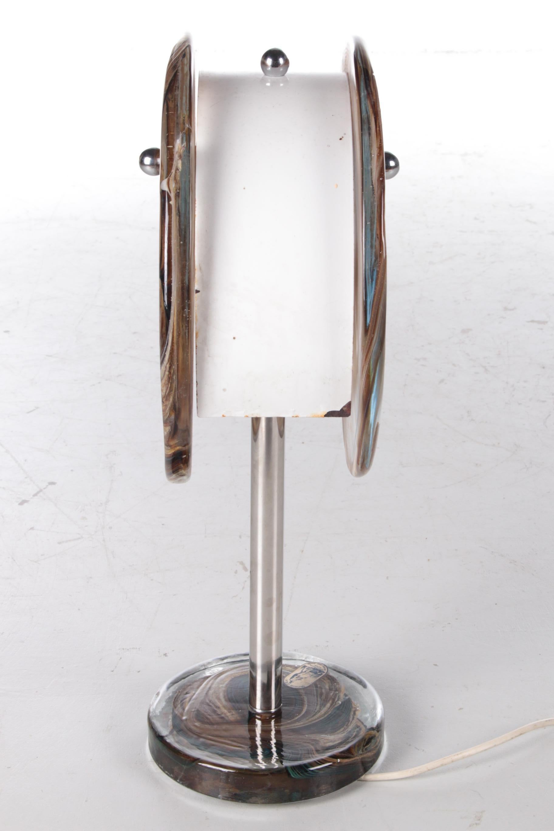 Preciosa lámpara de mesa francesa de Jean-Pierre Alary, Francia Metal en venta