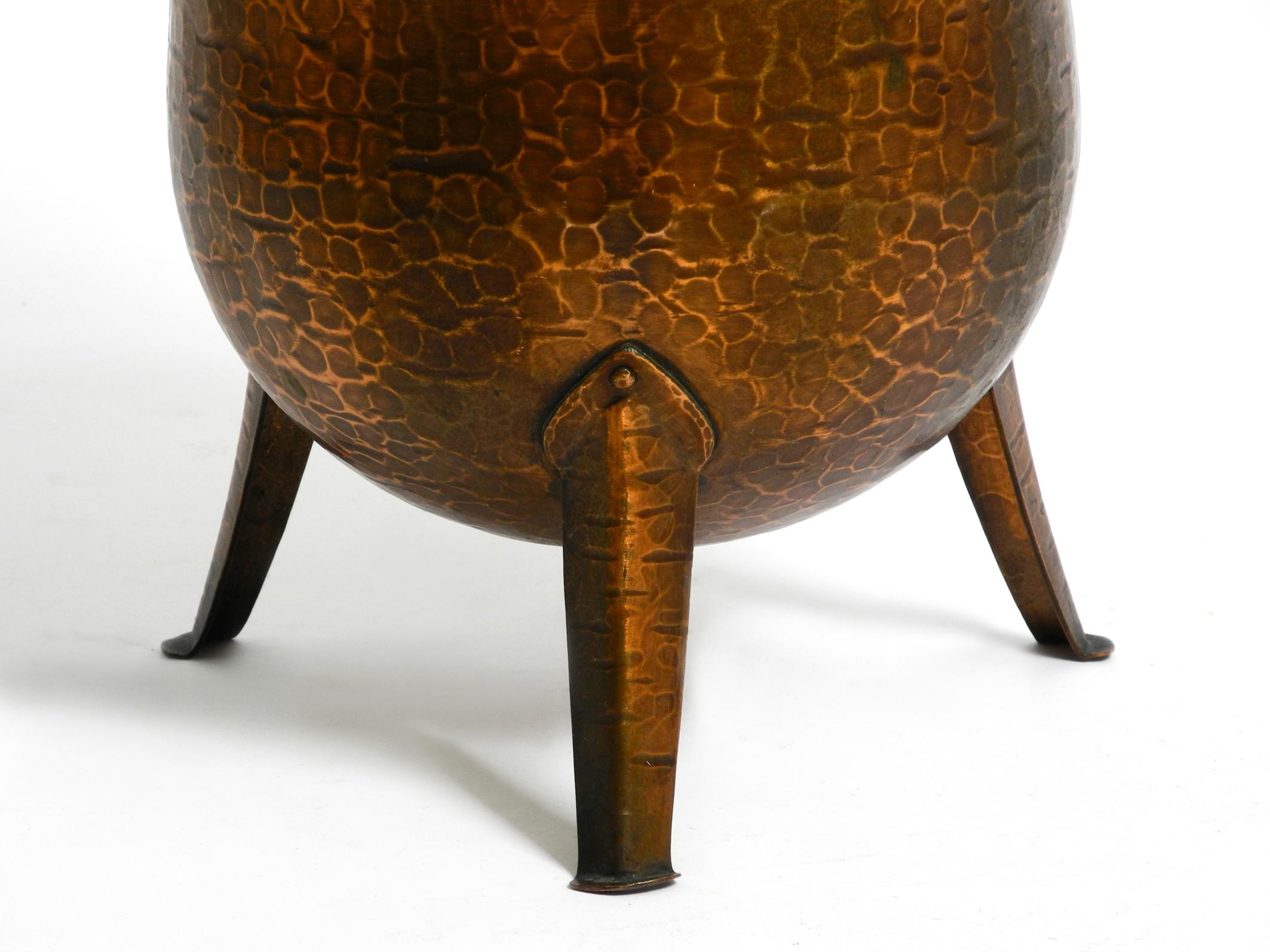 Rare Beautiful Midcentury Copper Champagne Wine Cooler by Harald Buchrucker For Sale 8