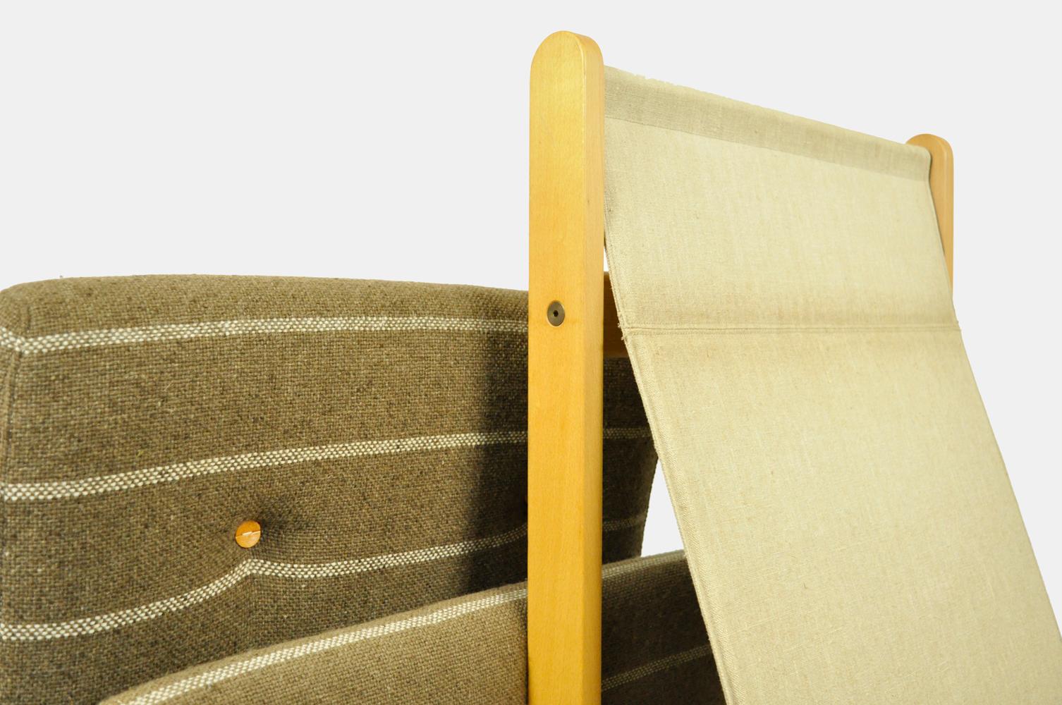 Seltener Sessel aus Buche von Bernt Petersen für Schiang Furniture, Dänemark 60 im Angebot 6