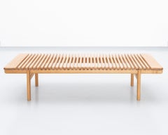 Rare Bench by Hans Wegner for Johannes Hansen in Ash, Denmark, 1950s