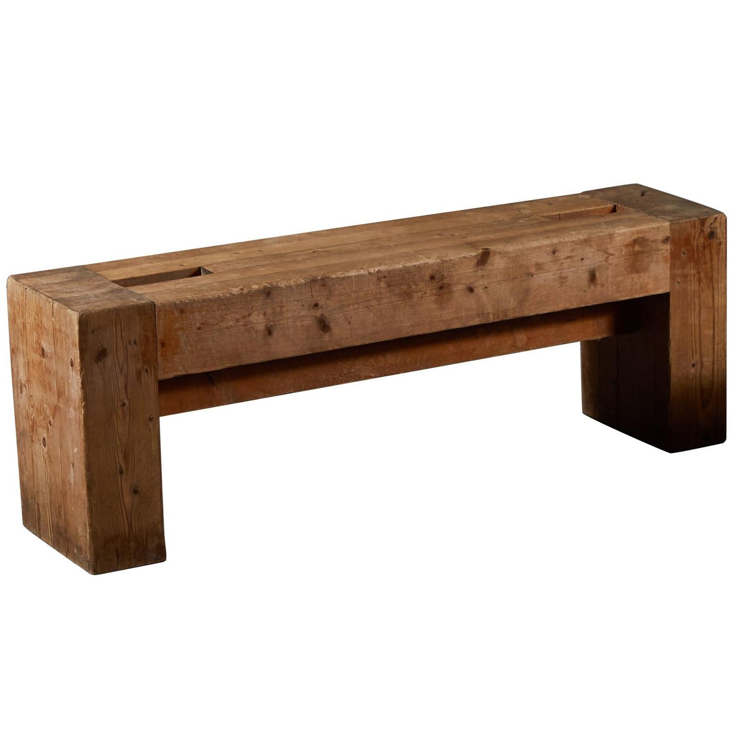 Rare Bench by Jean Prouvé and Guy Rey-Millet