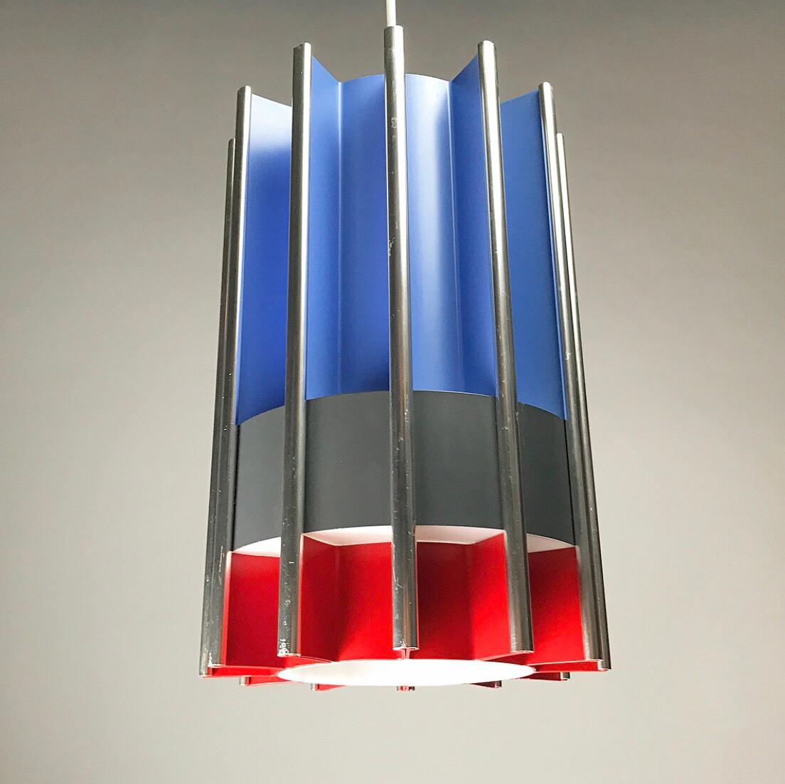 Mid-20th Century Rare Bent Karlby Ceiling Light by LYFA, Denmark, 1973 For Sale