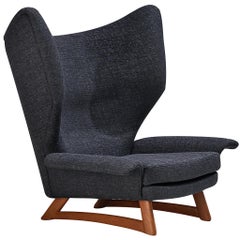 Rare Bent Møller Jepsen 
FN
 Winged Lounge Chair