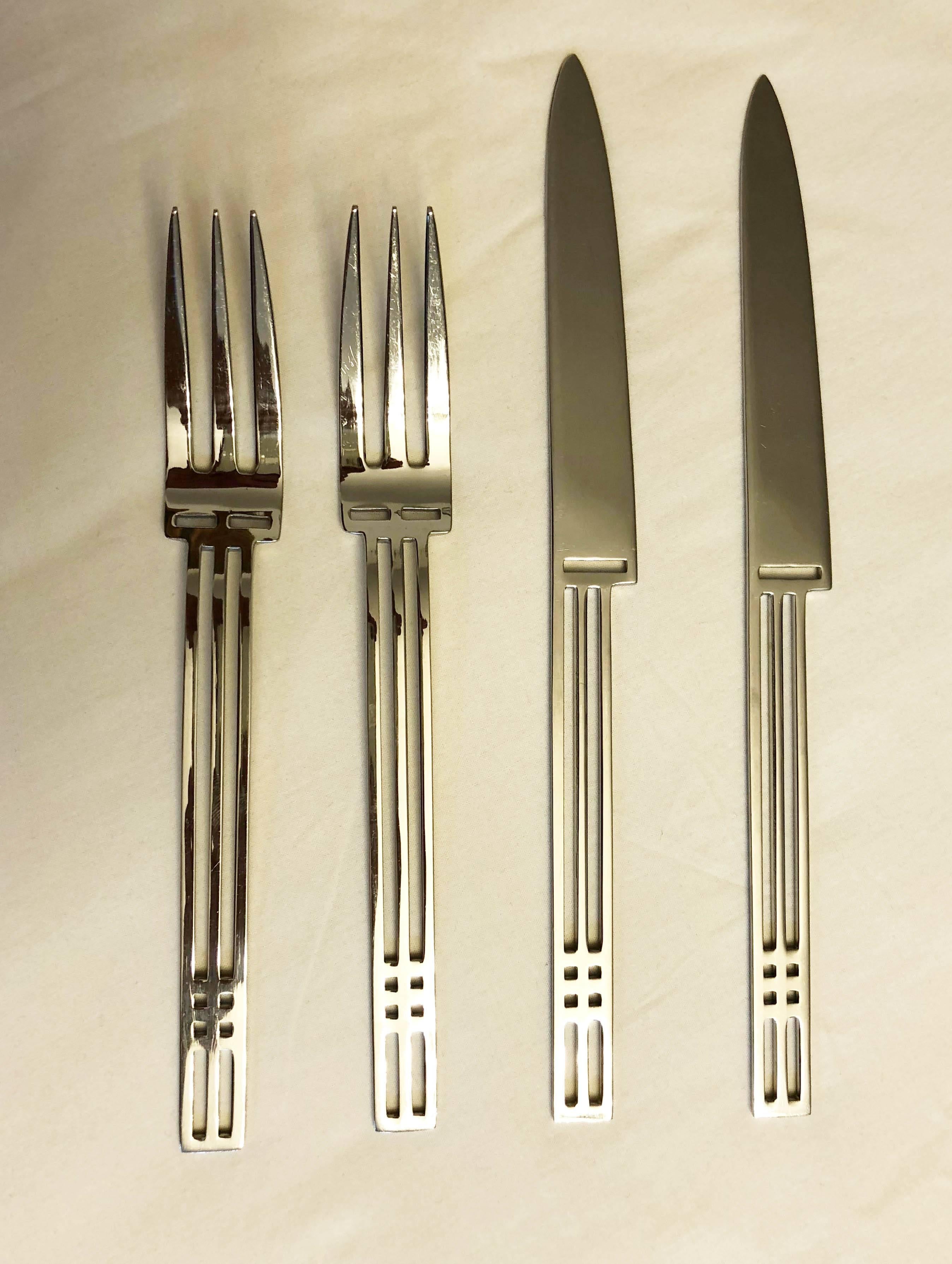 Rare Berndorf Cutlery, Fratware 'Windows 1800' 5