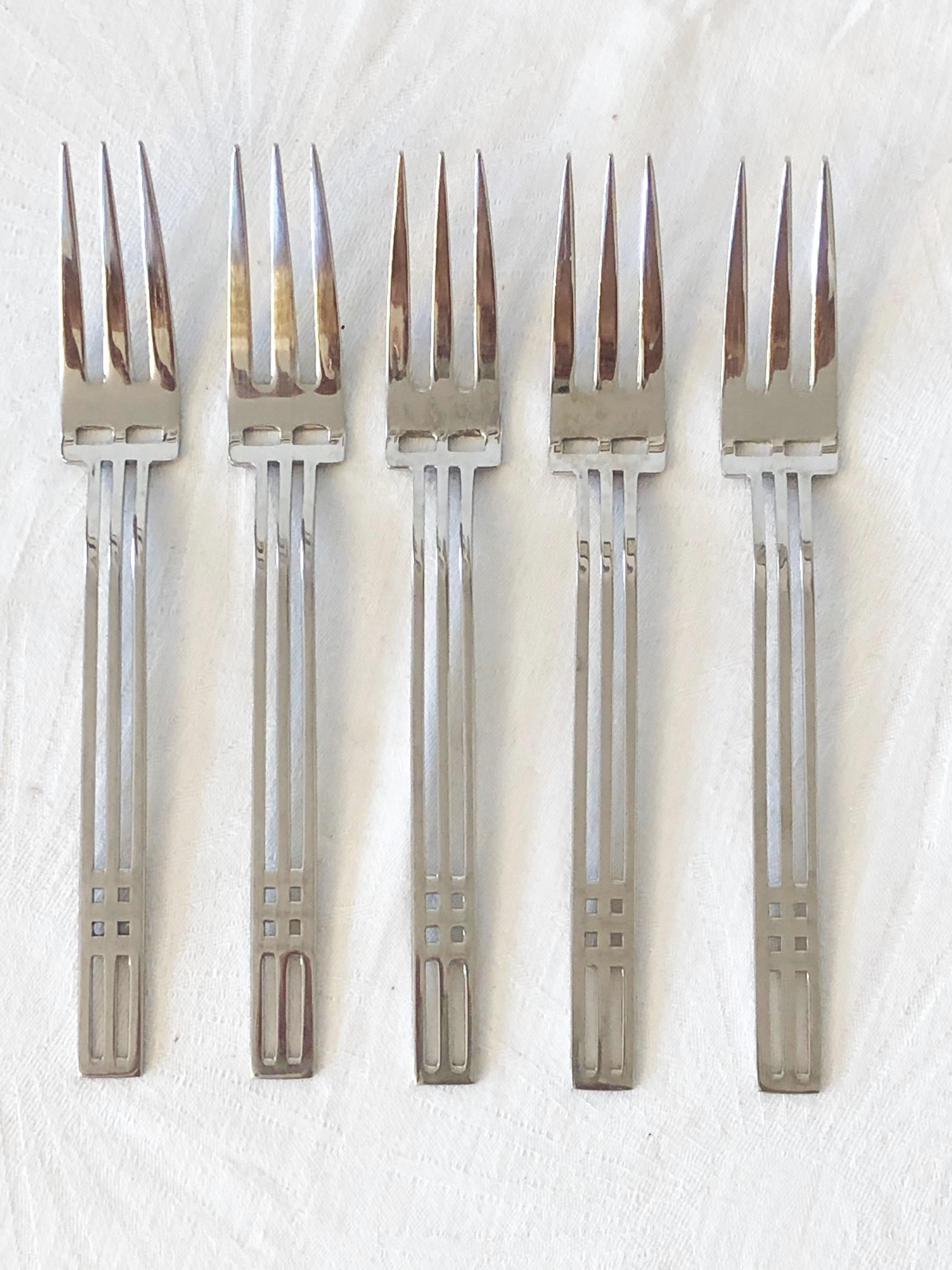 Rare Berndorf Cutlery, Fratware 'Windows 1800' In Good Condition For Sale In Vienna, AT