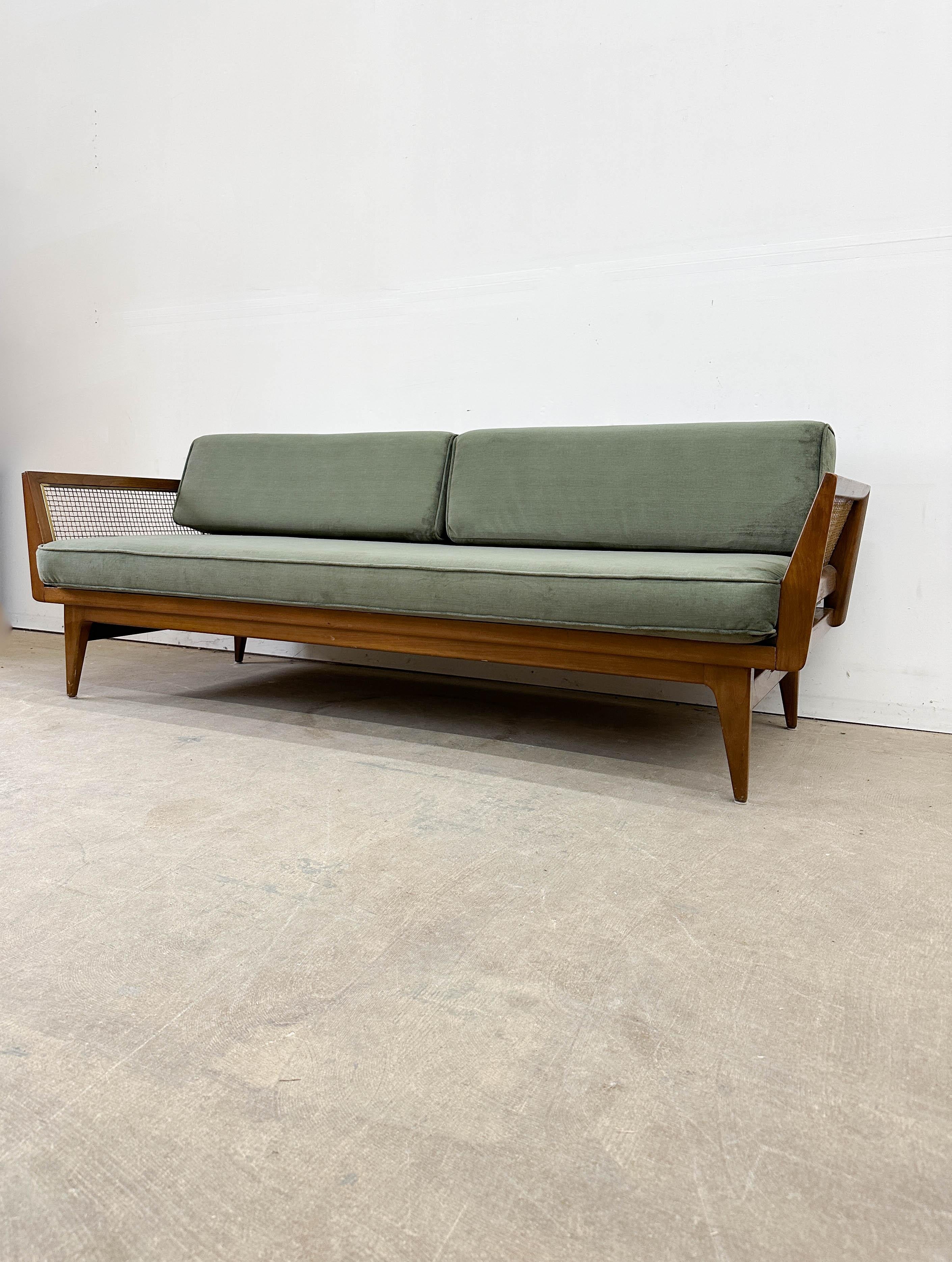 Mid-Century Modern Rare Bertha Schaeffer Sofa for Singer & Sons