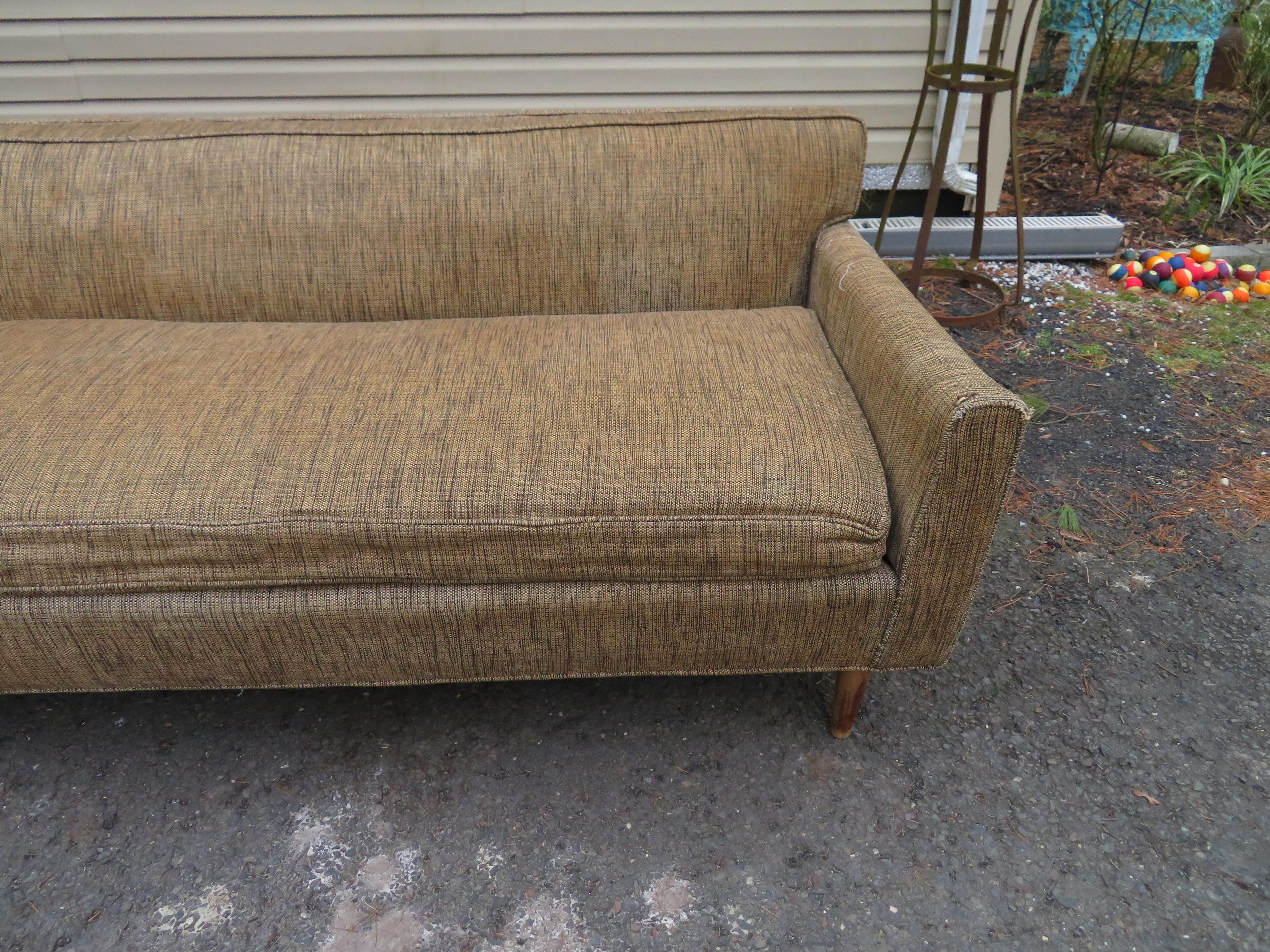 Mid-20th Century Rare Bertha Scheafer for Singer and Sons 2 Piece Sectional Sofa Mid Century For Sale