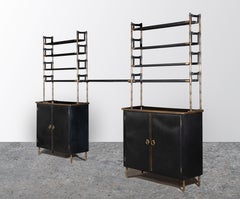 Rare bibliothèque Jacques Adnet