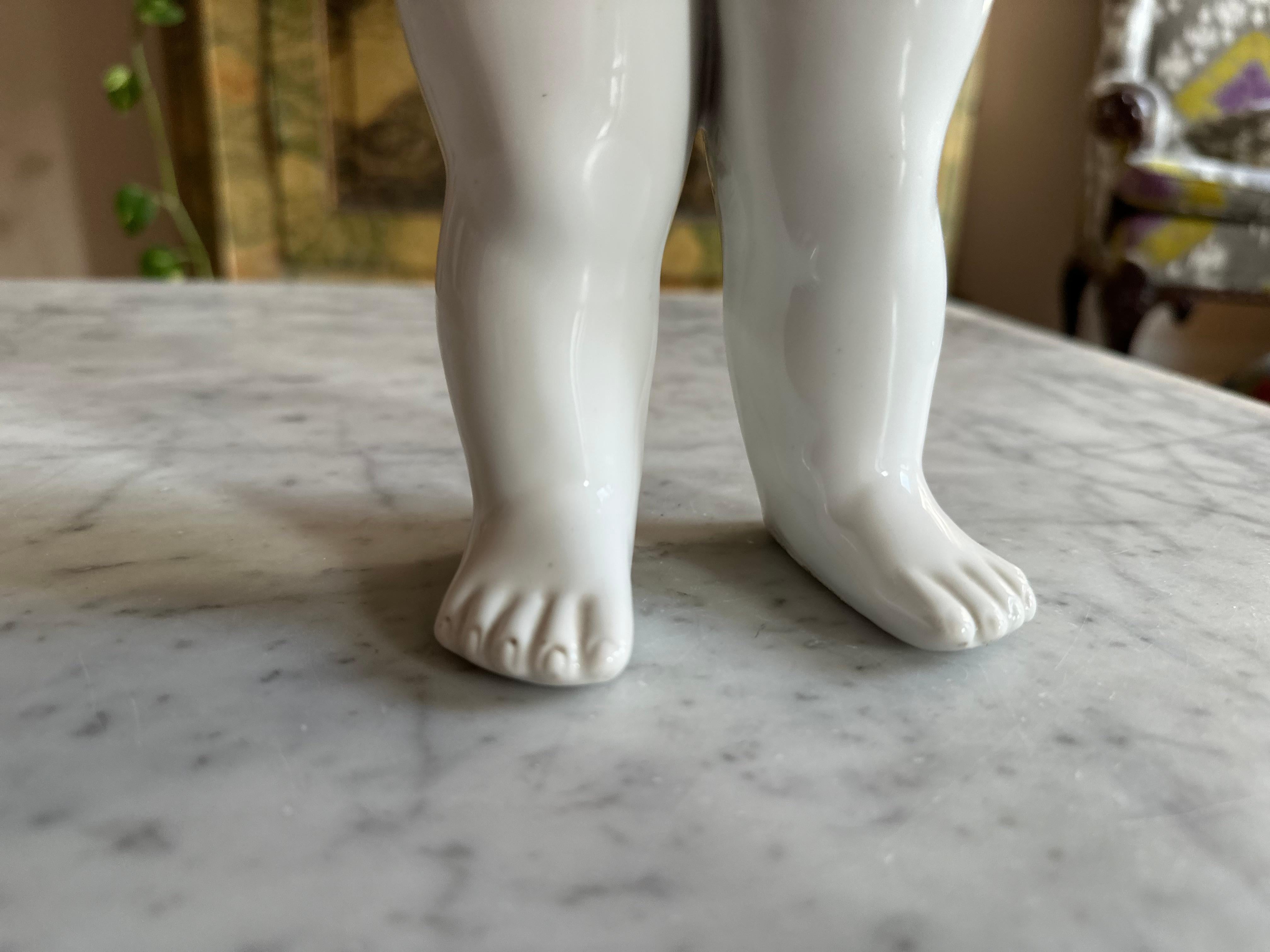 Rare Biedermeier Bathing Doll, Porcelain, c. 1820, Germany For Sale 5