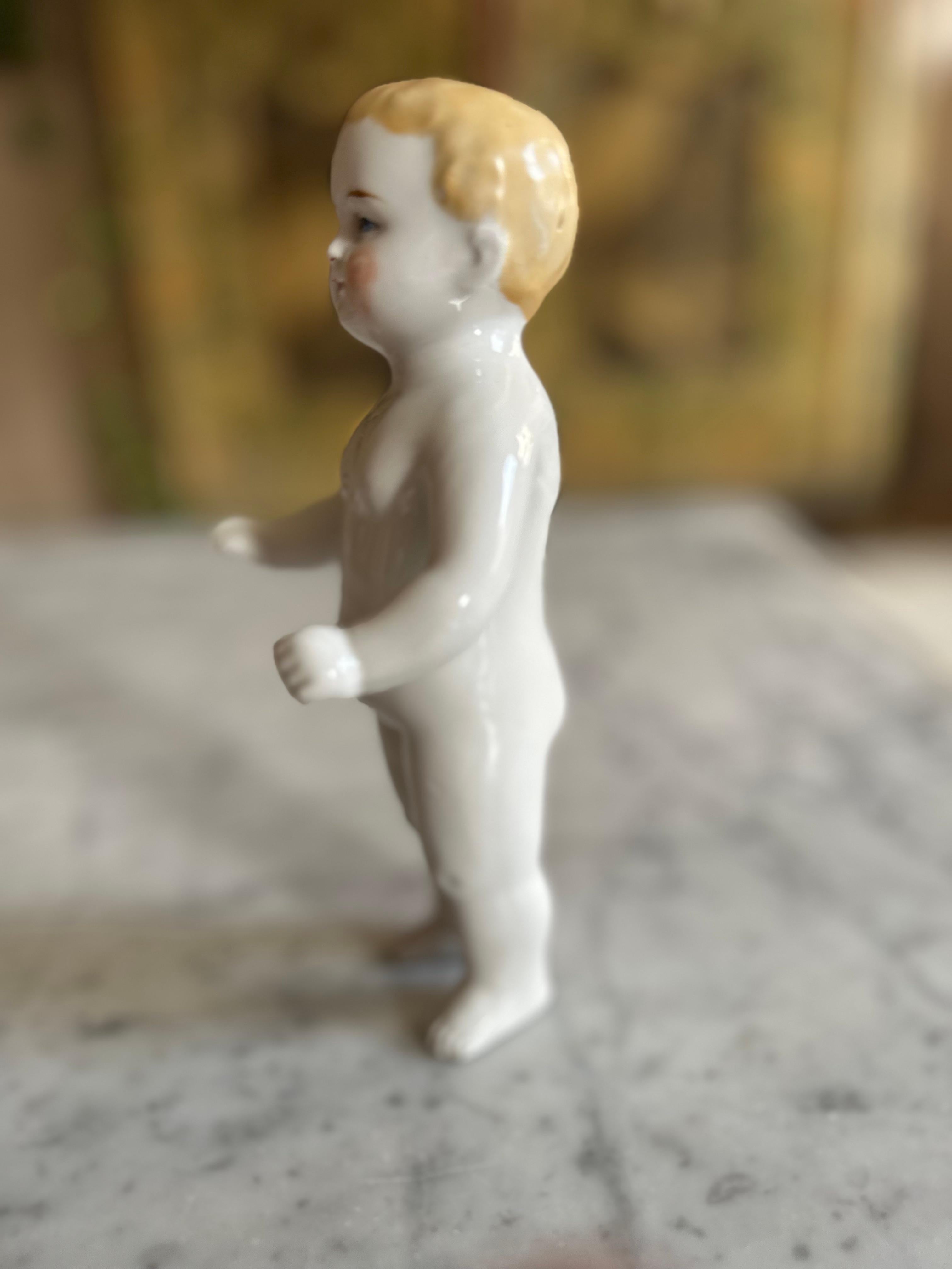 Rare Biedermeier Bathing Doll, Porcelain, c. 1820, Germany For Sale 6