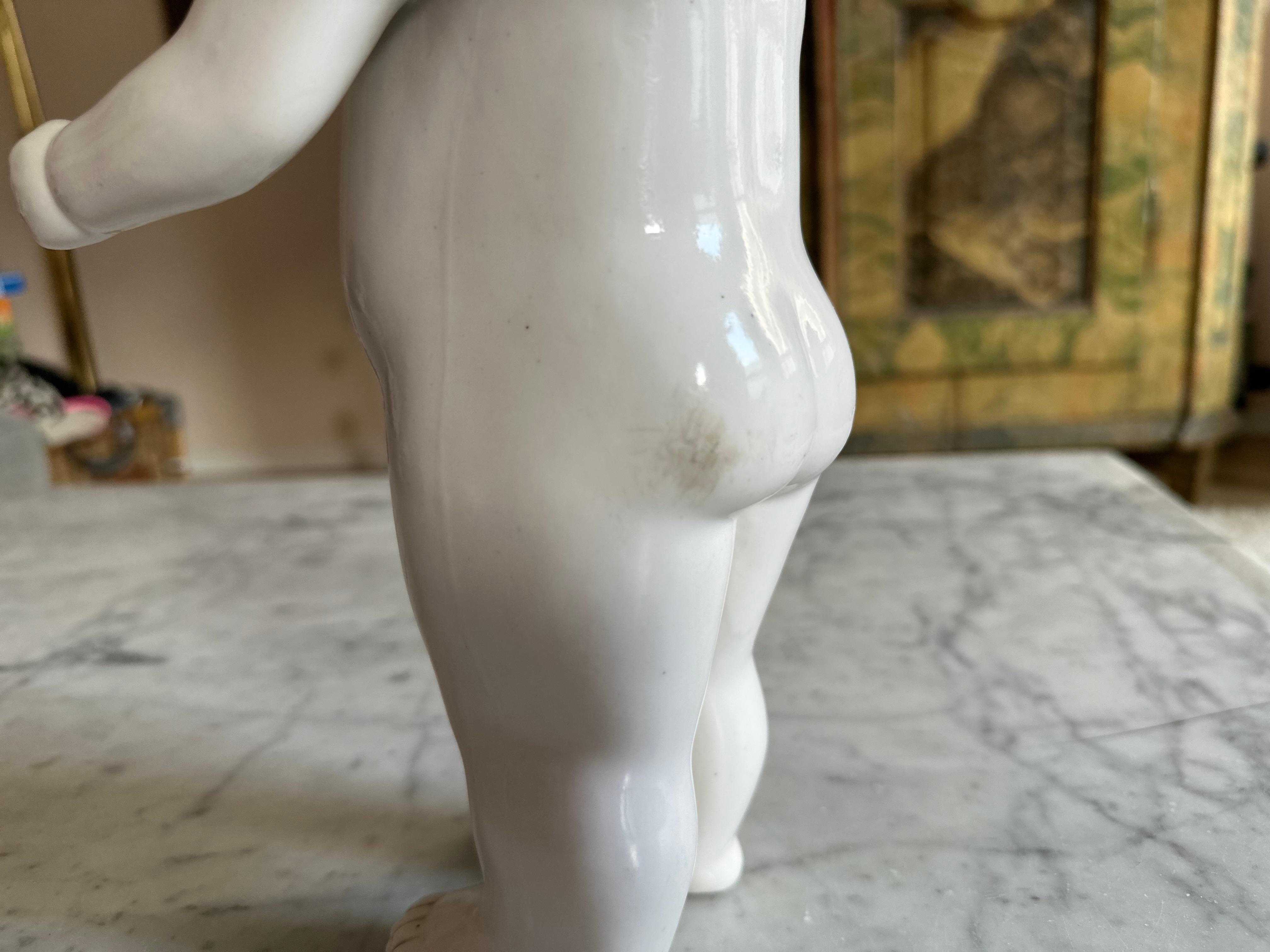 Rare Biedermeier Bathing Doll, Porcelain, c. 1820, Germany For Sale 8